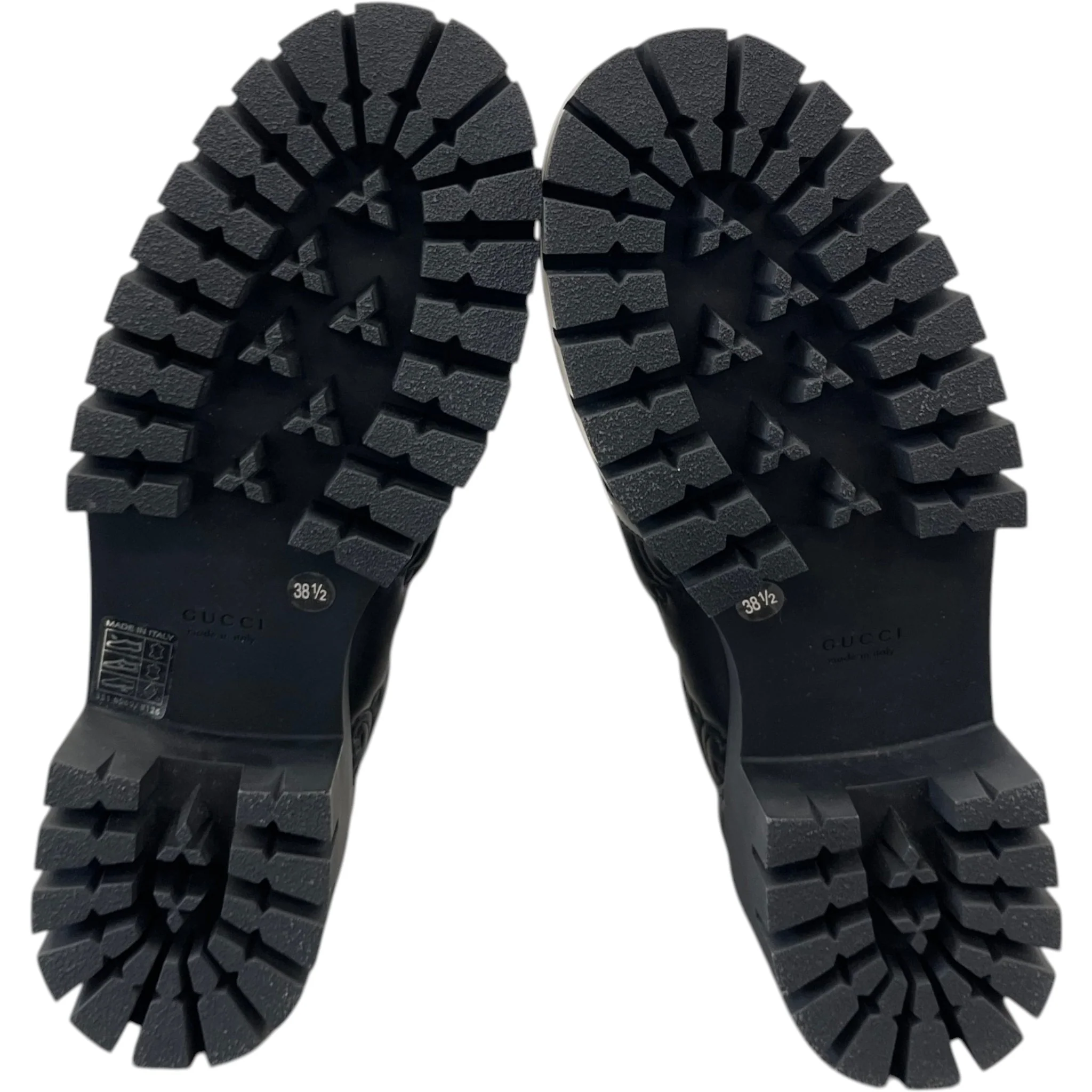 Women's Gg Matelassé Platform Loafers Black Size EU 38.5 / UK 5.5 - Image 11