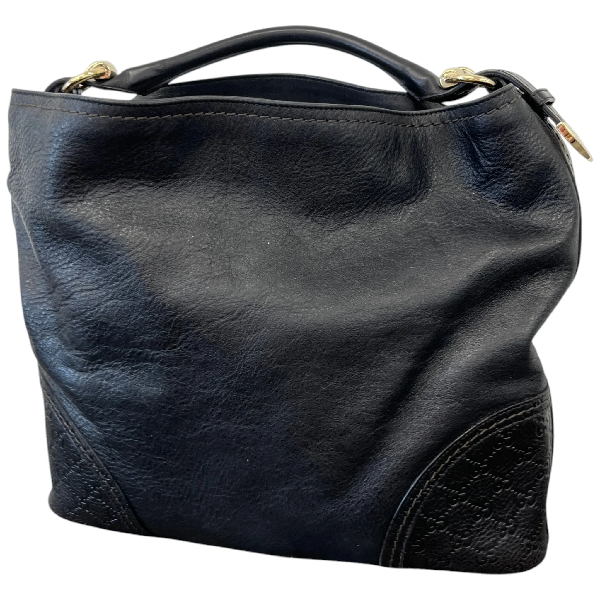 Women's Gg Signature Signoria Large Bag Black - Image 4