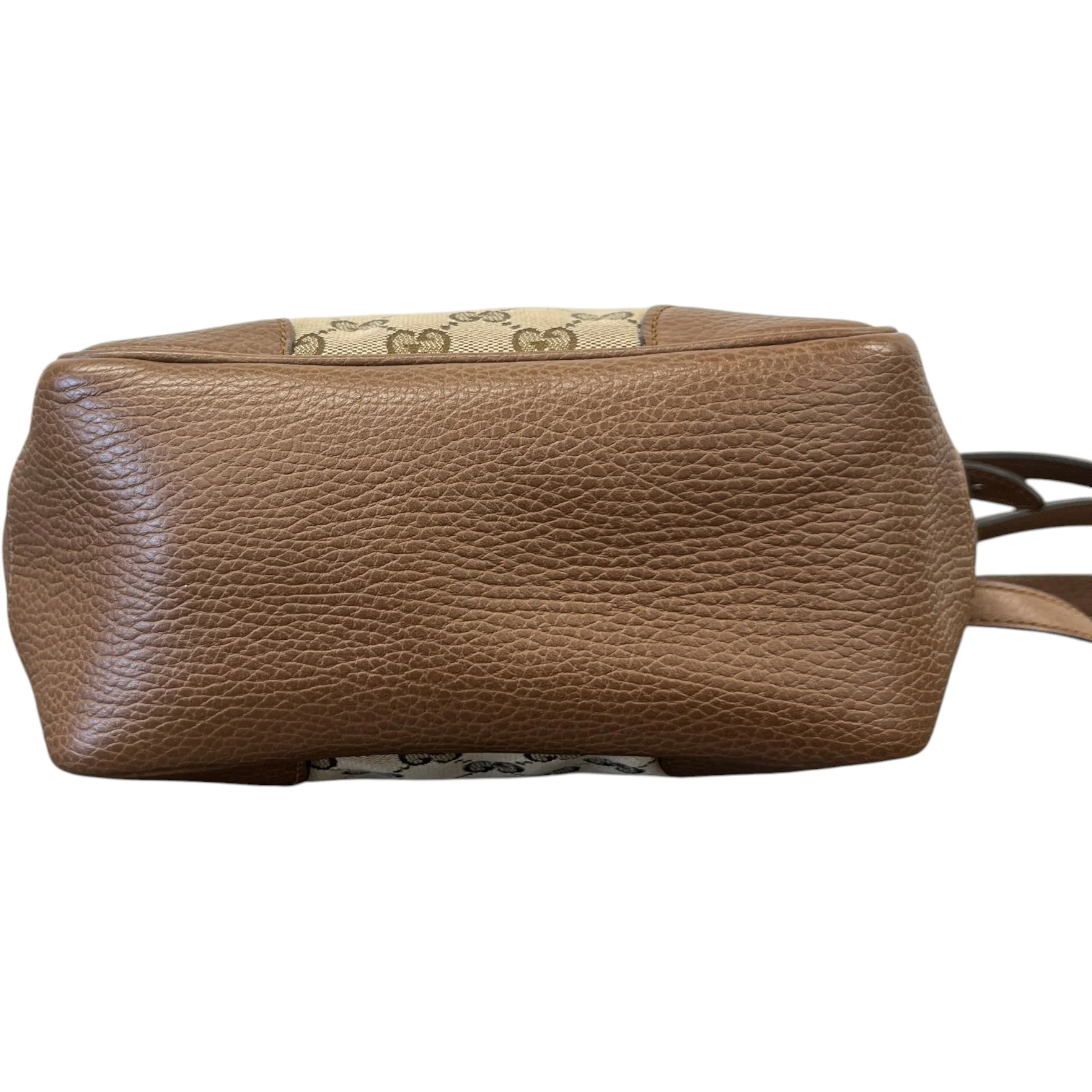 Women's Gg Supreme Bree Satchel Bag Brown - Image 10