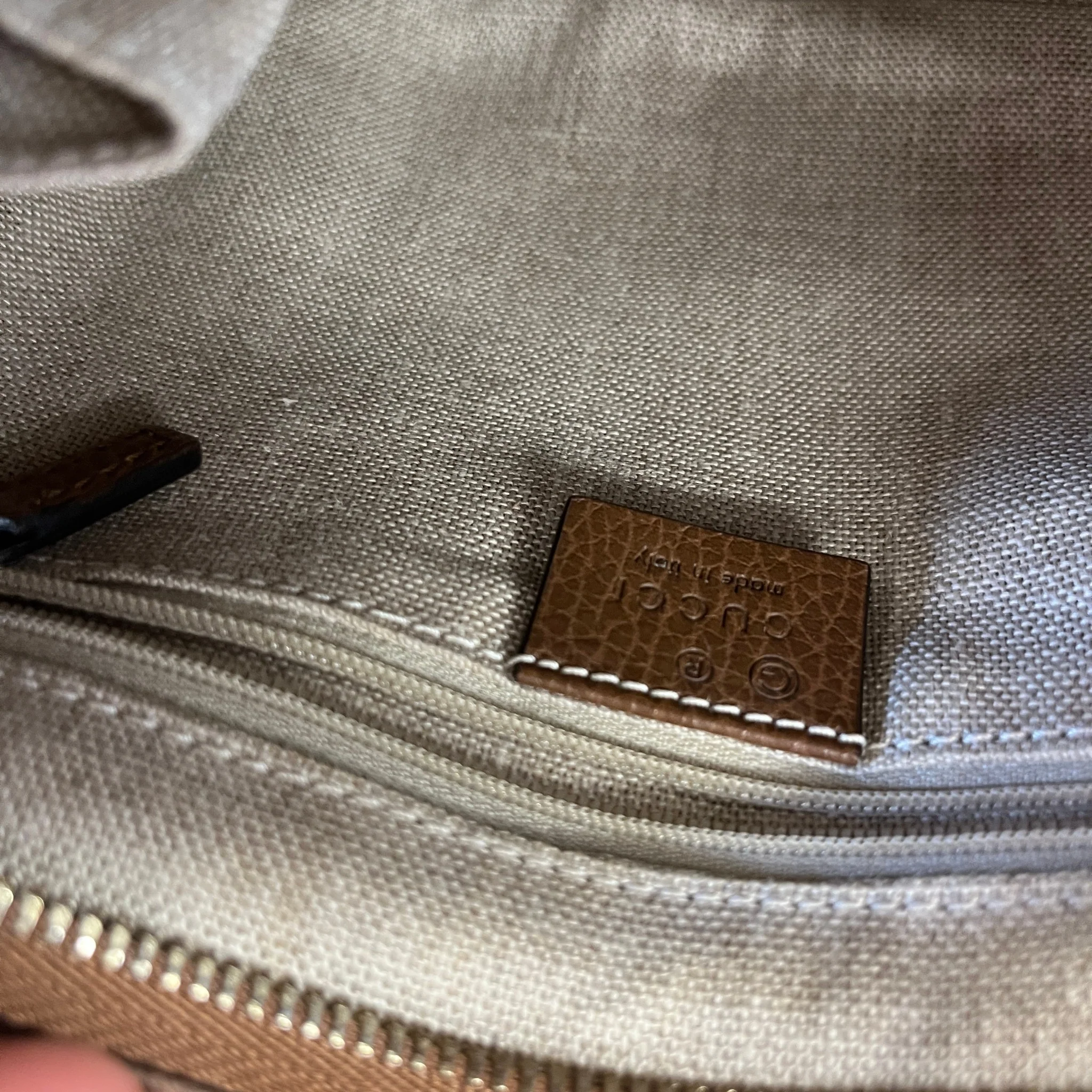 Women's Gg Supreme Bree Satchel Bag Brown - Image 12