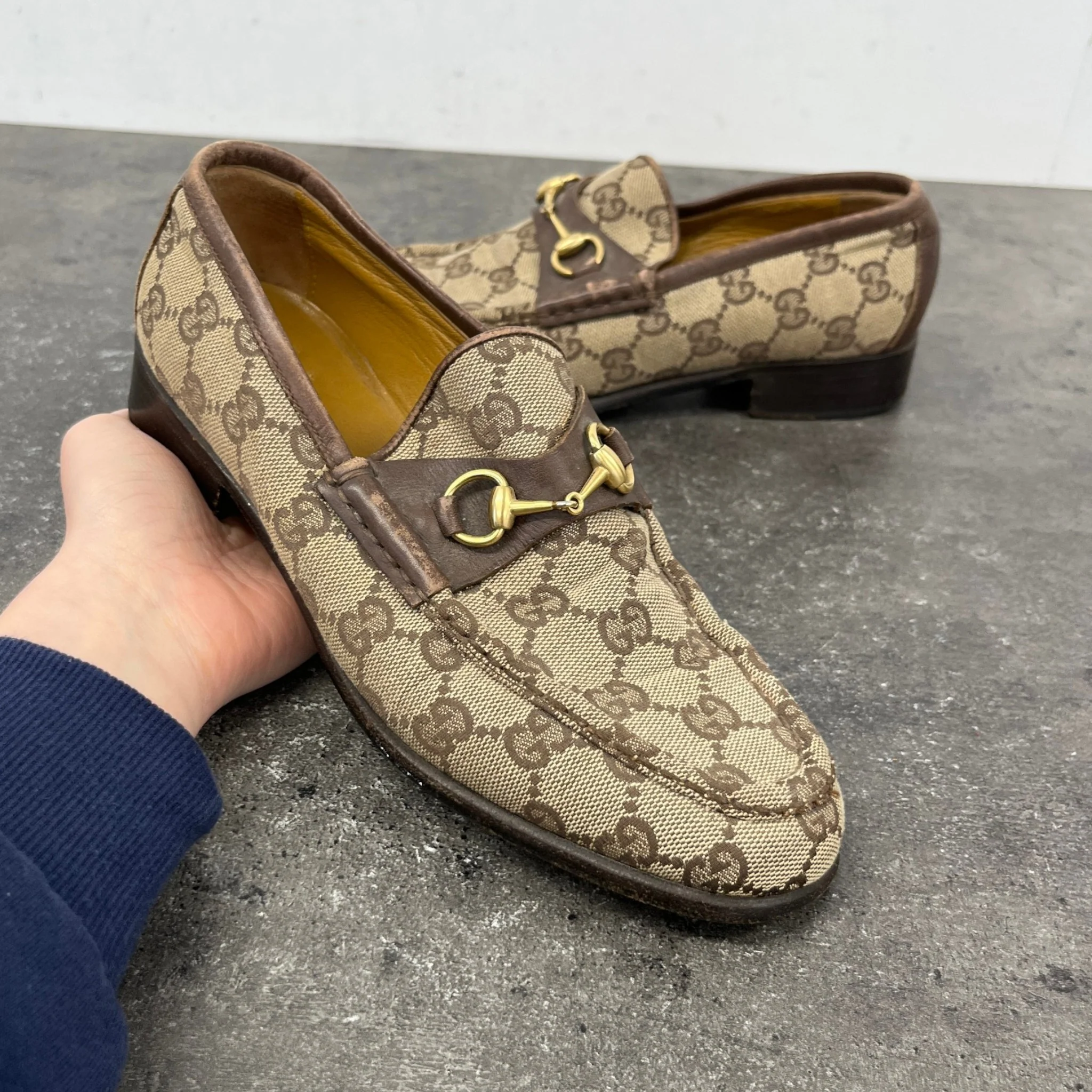 Women's Gg Supreme Loafers Beige Size EU 36.5 / UK 3.5 - Image 12