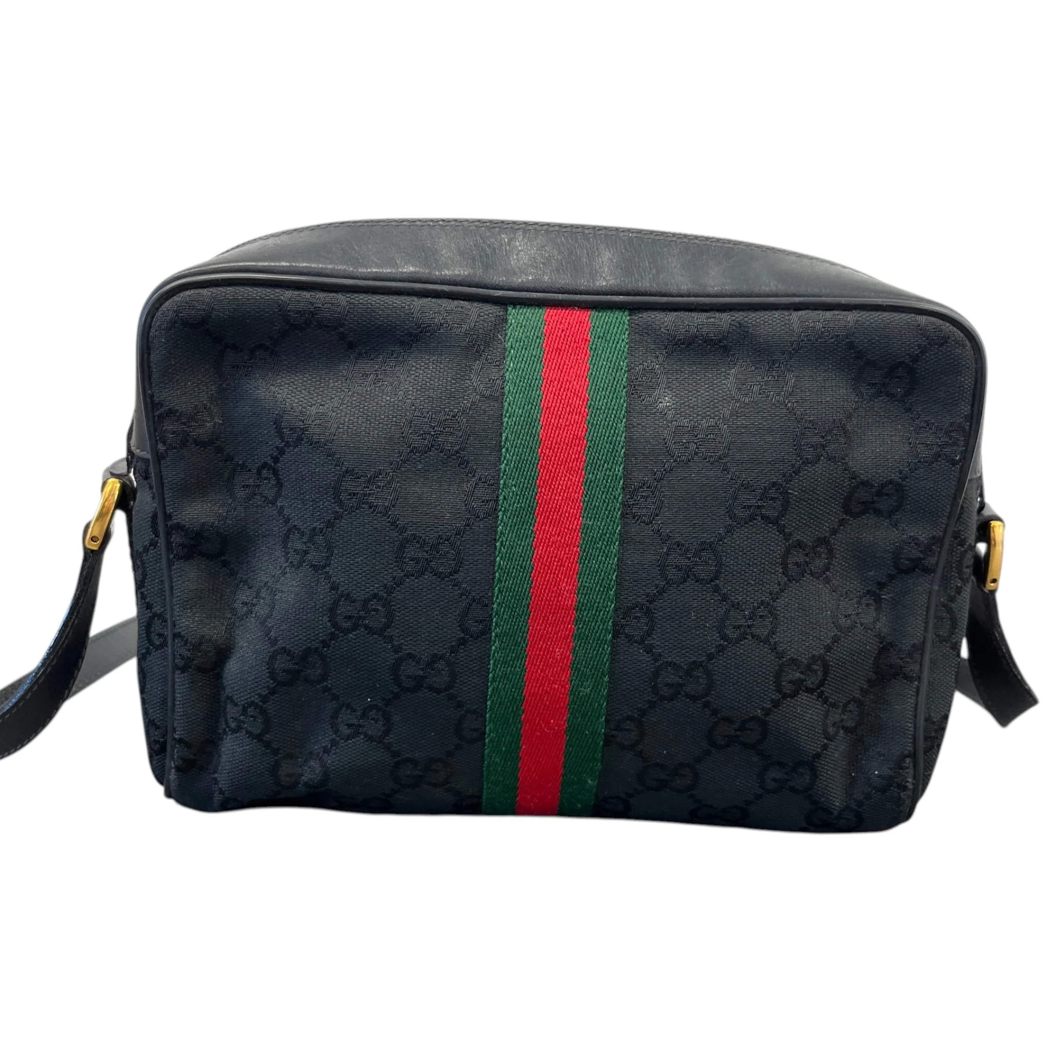 Women's Gg Supreme Ophidia Bag Black - Image 3
