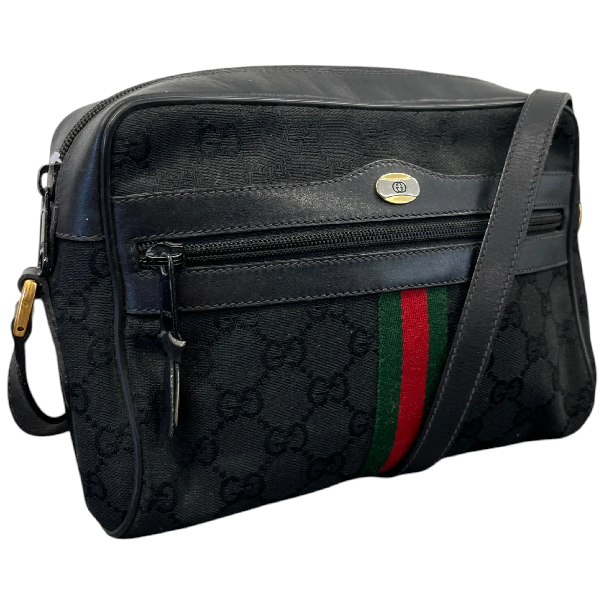 Women's Gg Supreme Ophidia Bag Black - Image 4