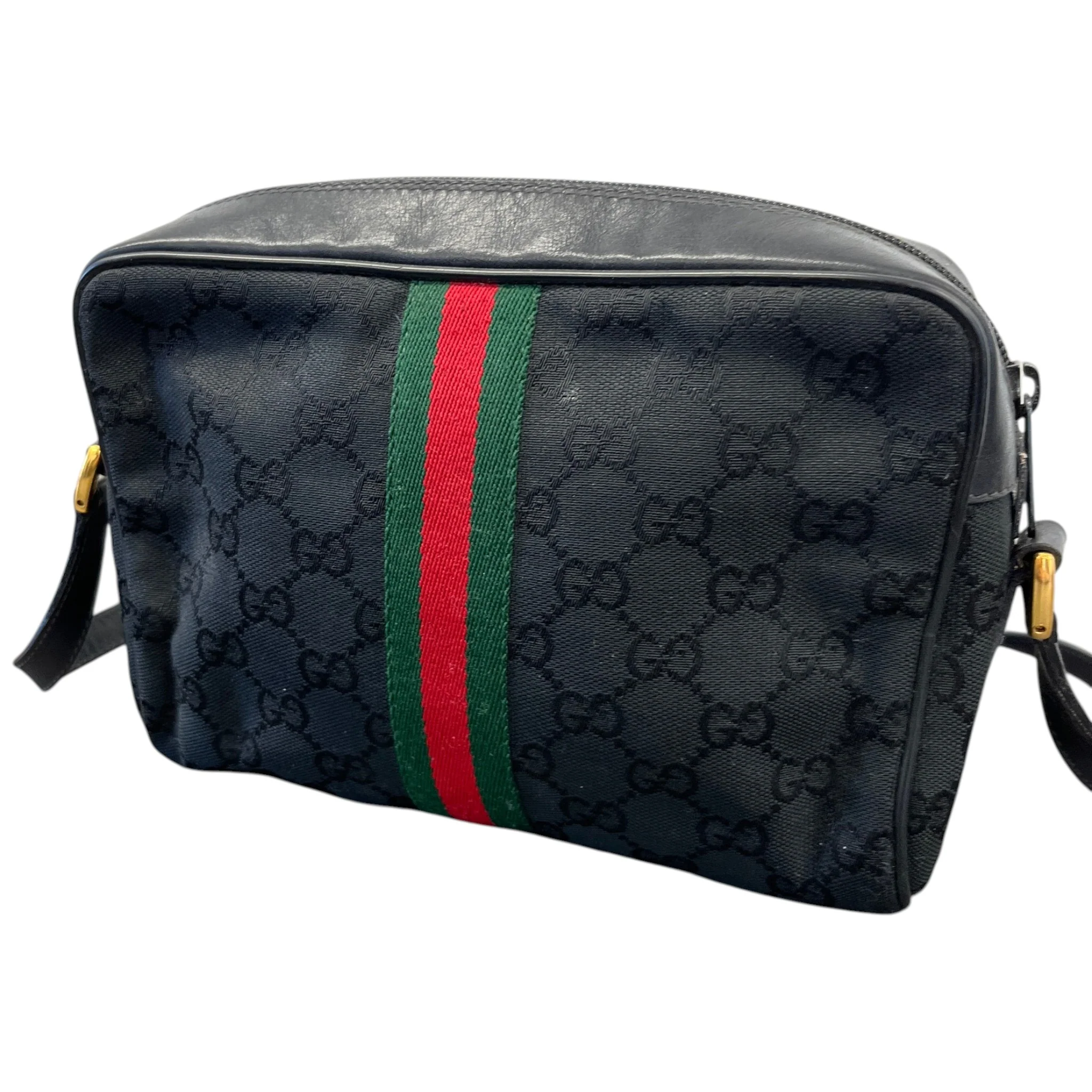 Women's Gg Supreme Ophidia Bag Black - Image 9