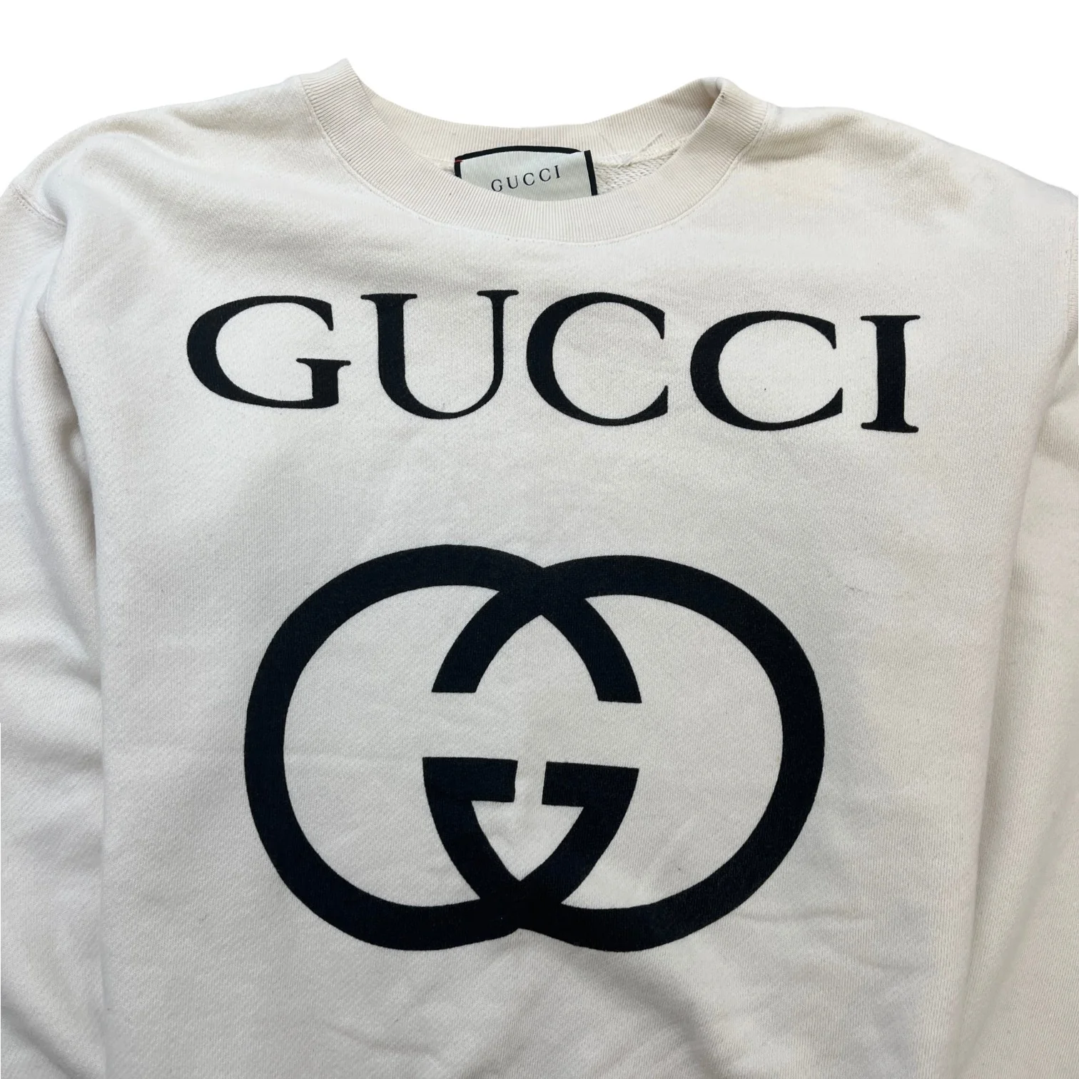 Women's Interlocking G Sweatshirt Beige Size XS - Image 5