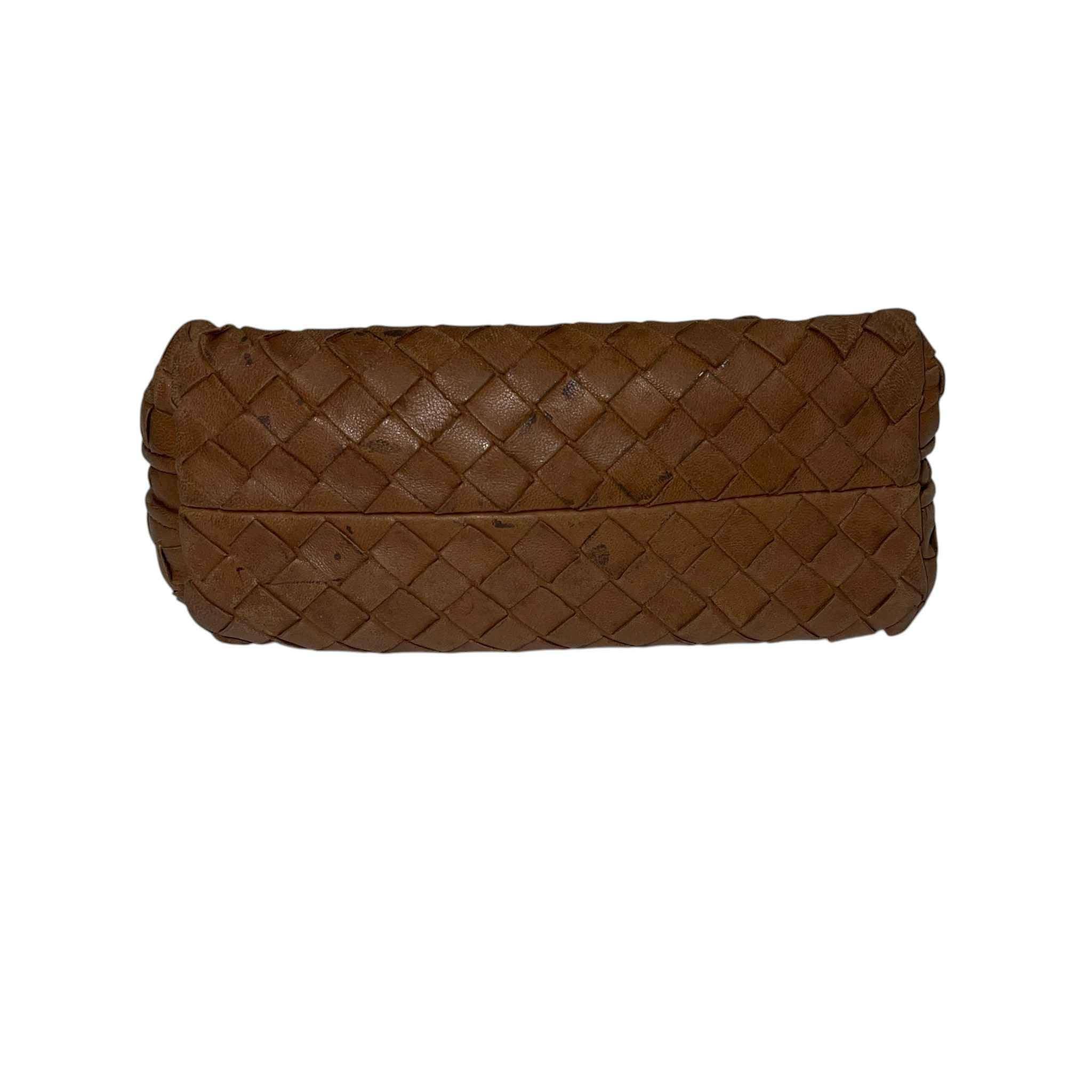 Women's Intrecciato Pouch Beige - Image 7