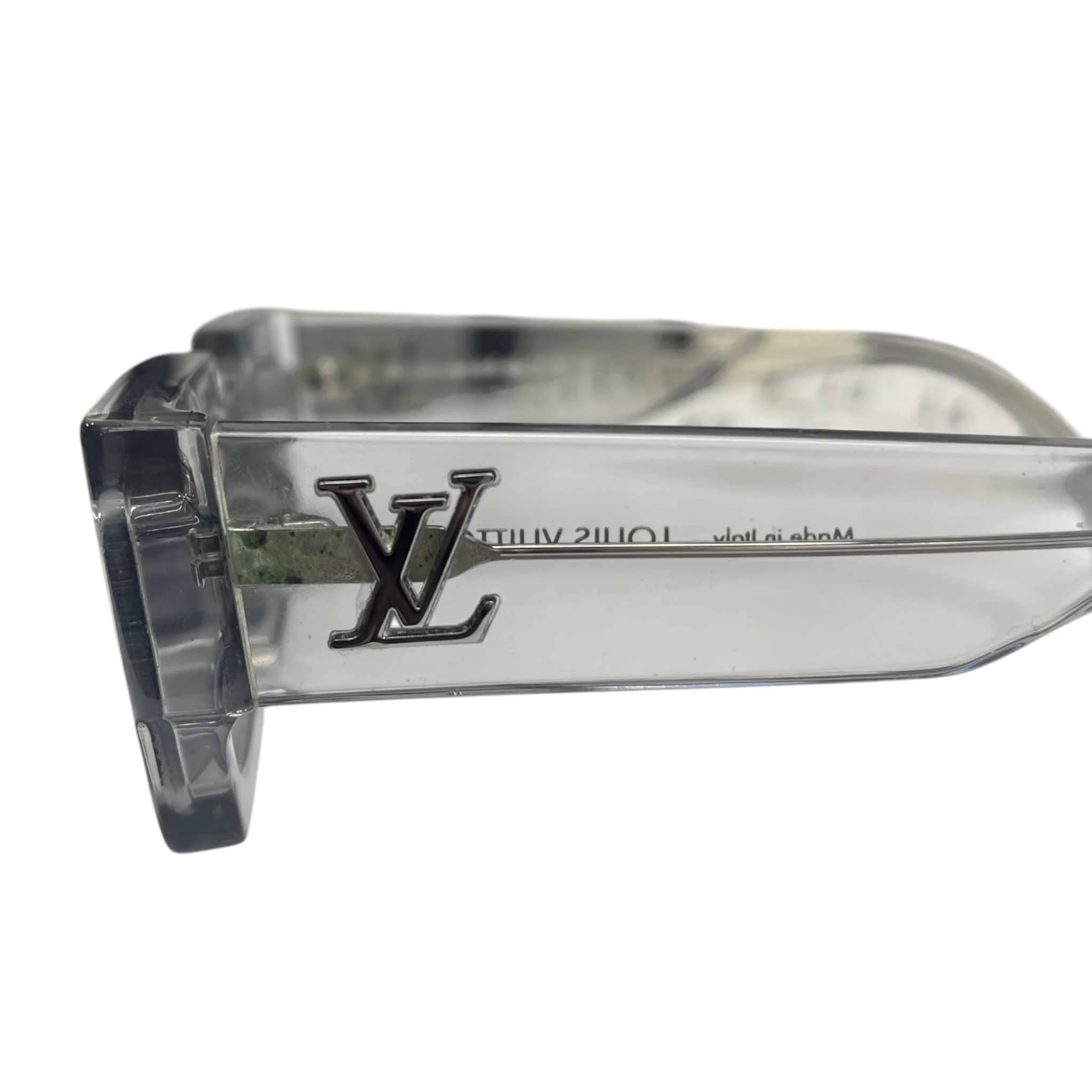 Women's Lv Clash Square Z2076W Sunglasses Grey - Image 11