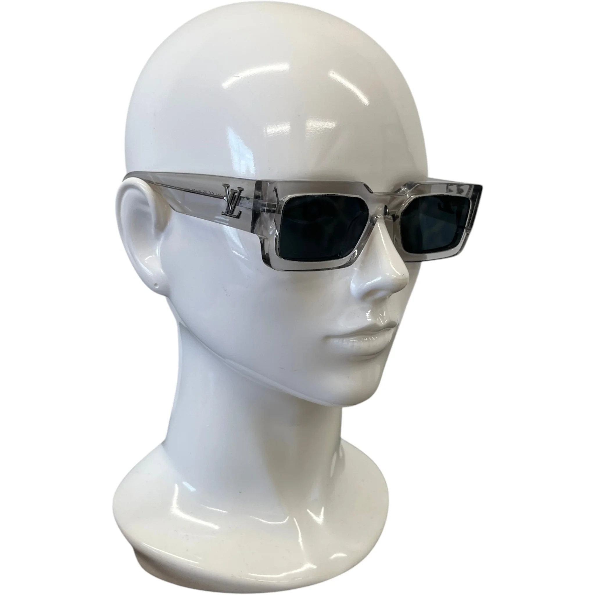 Women's Lv Clash Square Z2076W Sunglasses Grey - Image 3