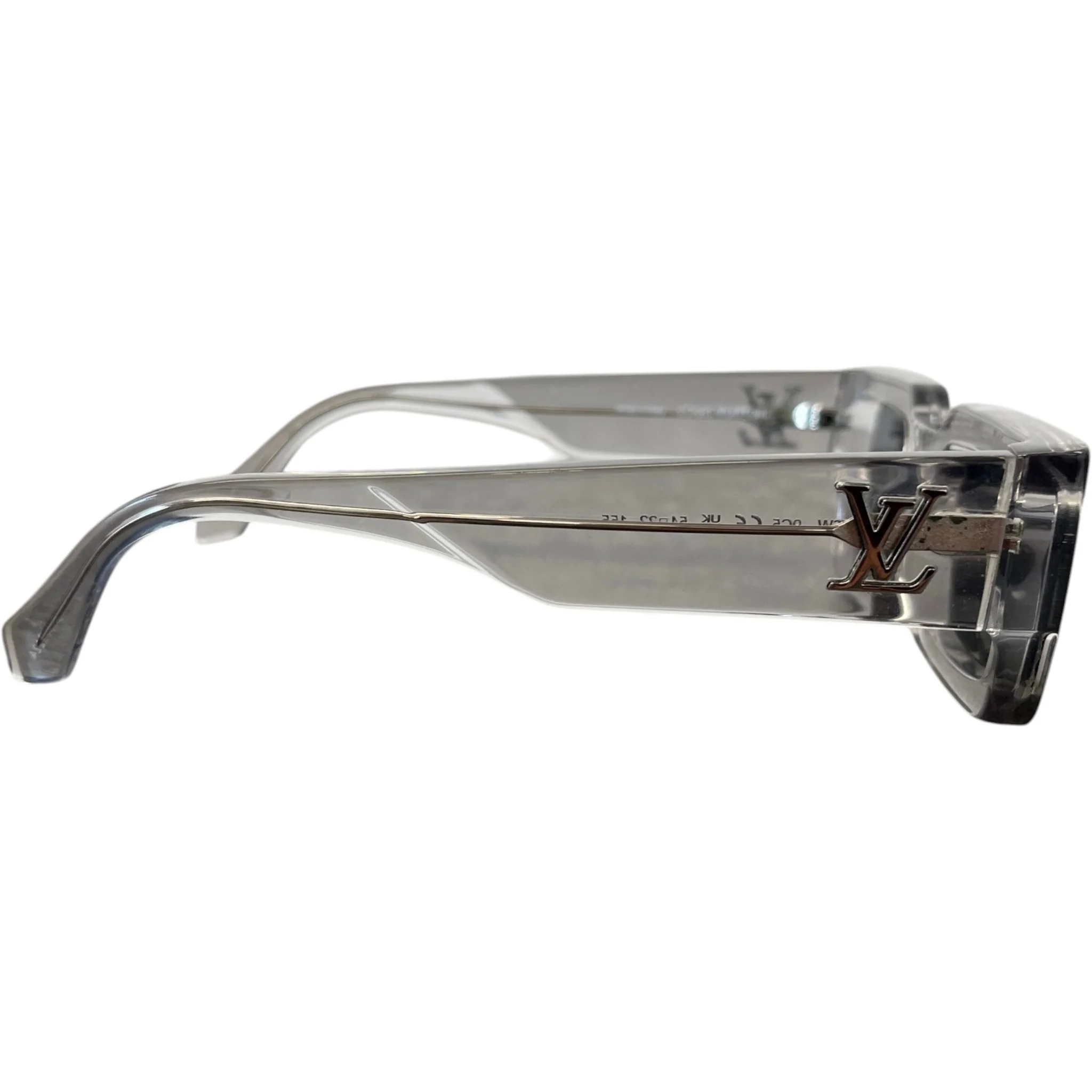 Women's Lv Clash Square Z2076W Sunglasses Grey - Image 5