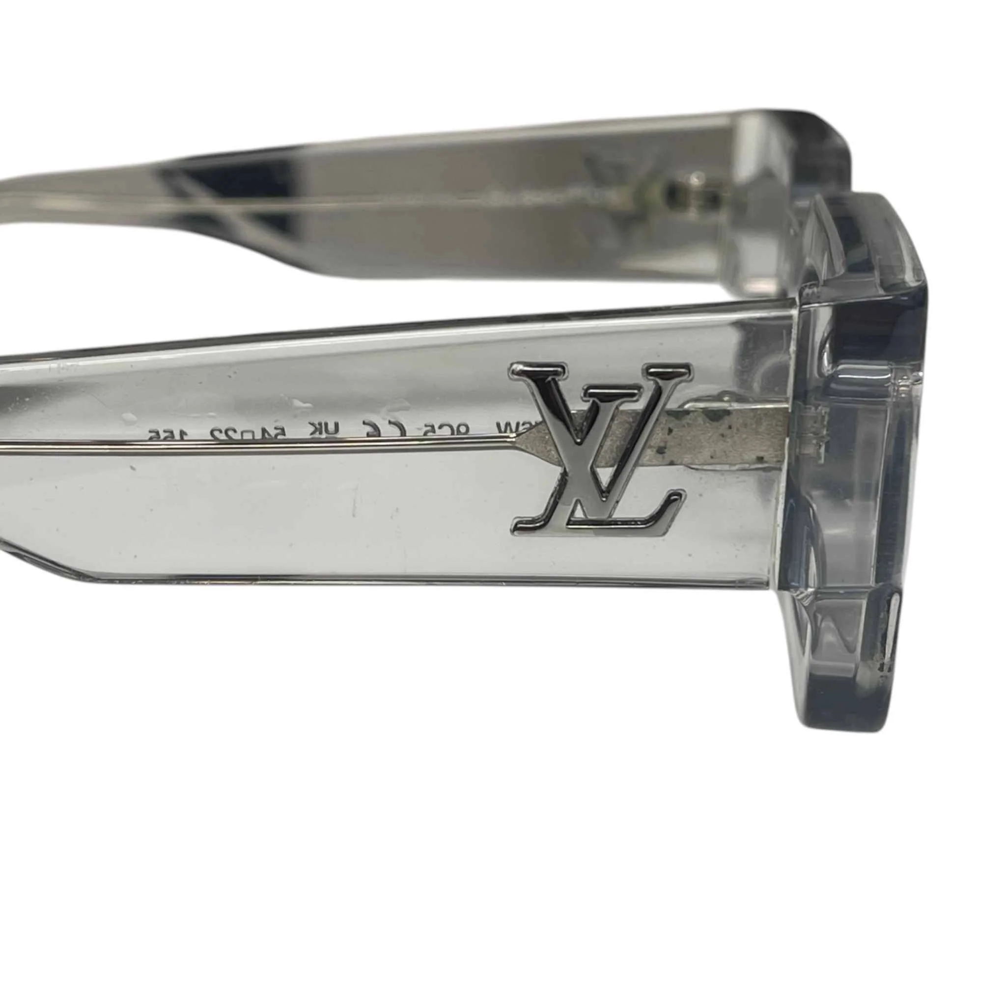Women's Lv Clash Square Z2076W Sunglasses Grey - Image 7