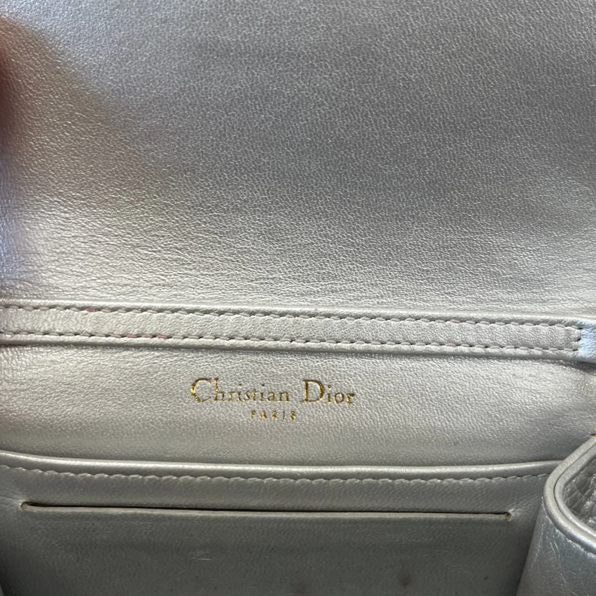 Women's Mini Diorama Handbag Silver - Image 10