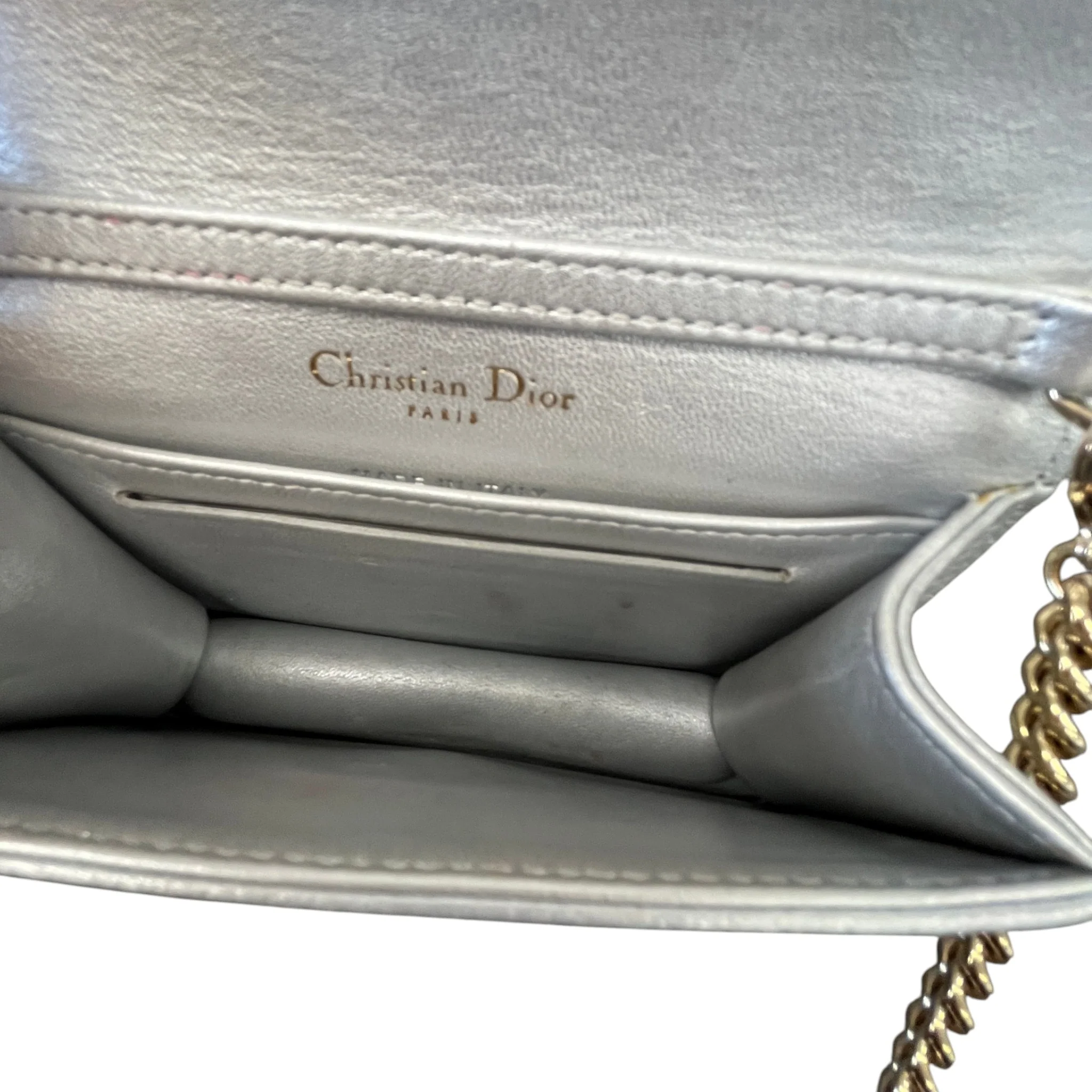 Women's Mini Diorama Handbag Silver - Image 11