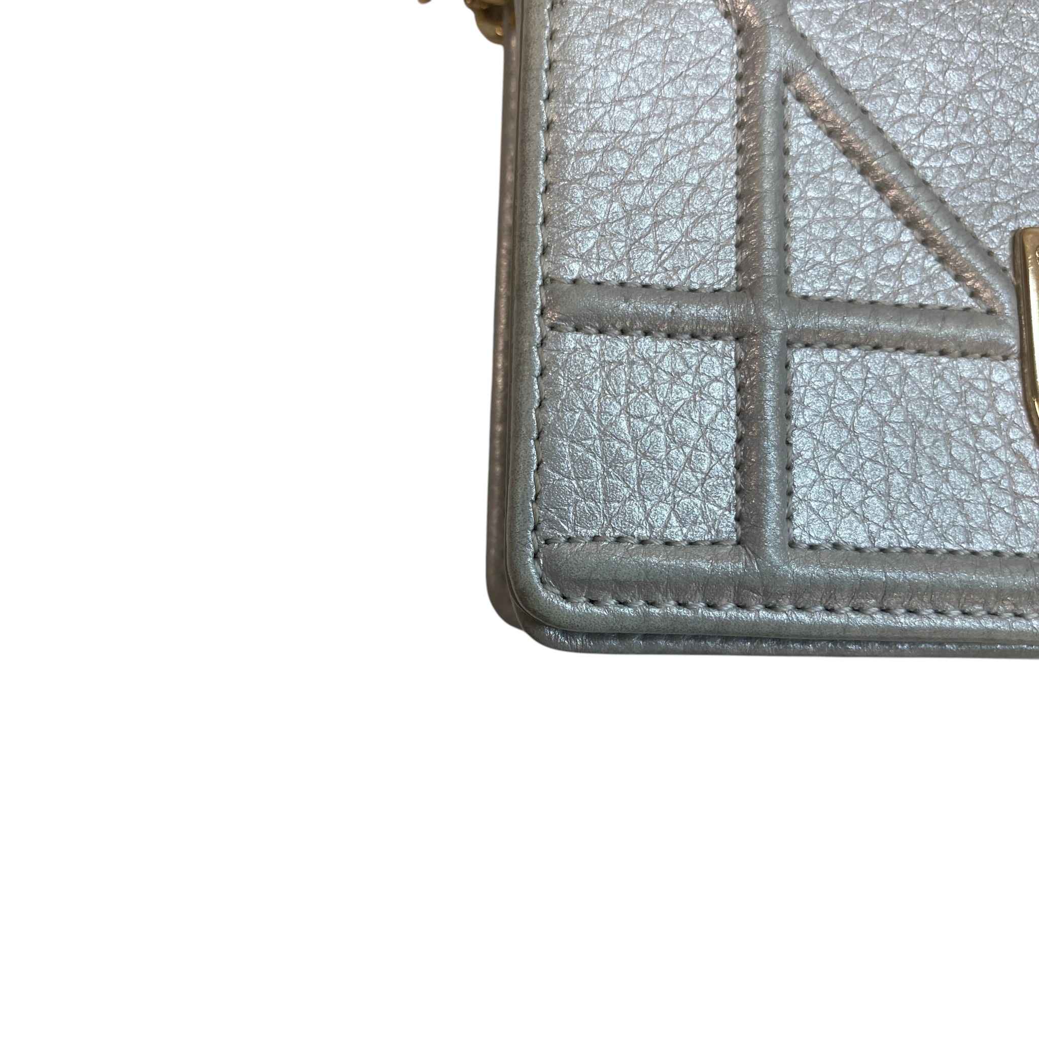 Women's Mini Diorama Handbag Silver - Image 14