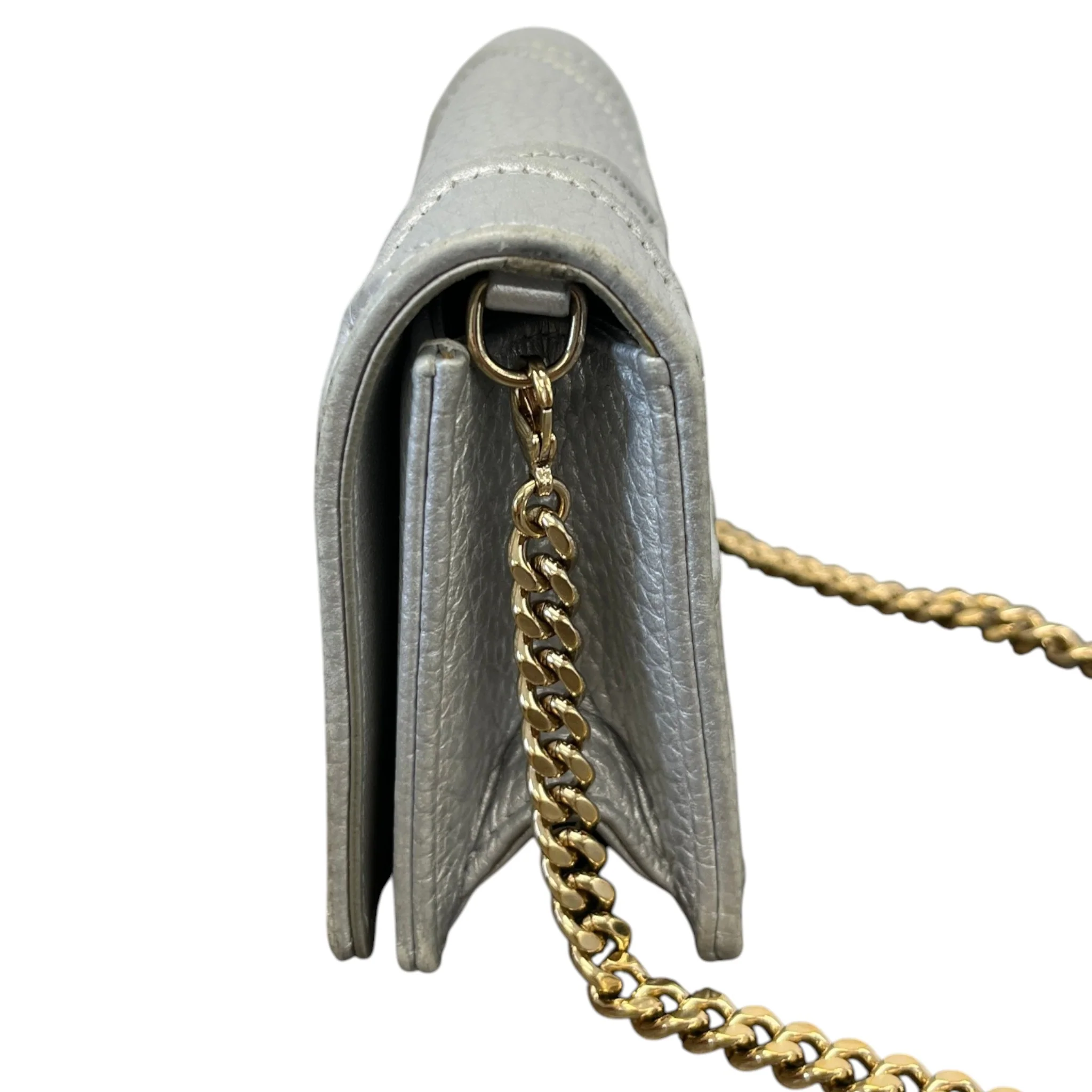 Women's Mini Diorama Handbag Silver - Image 7