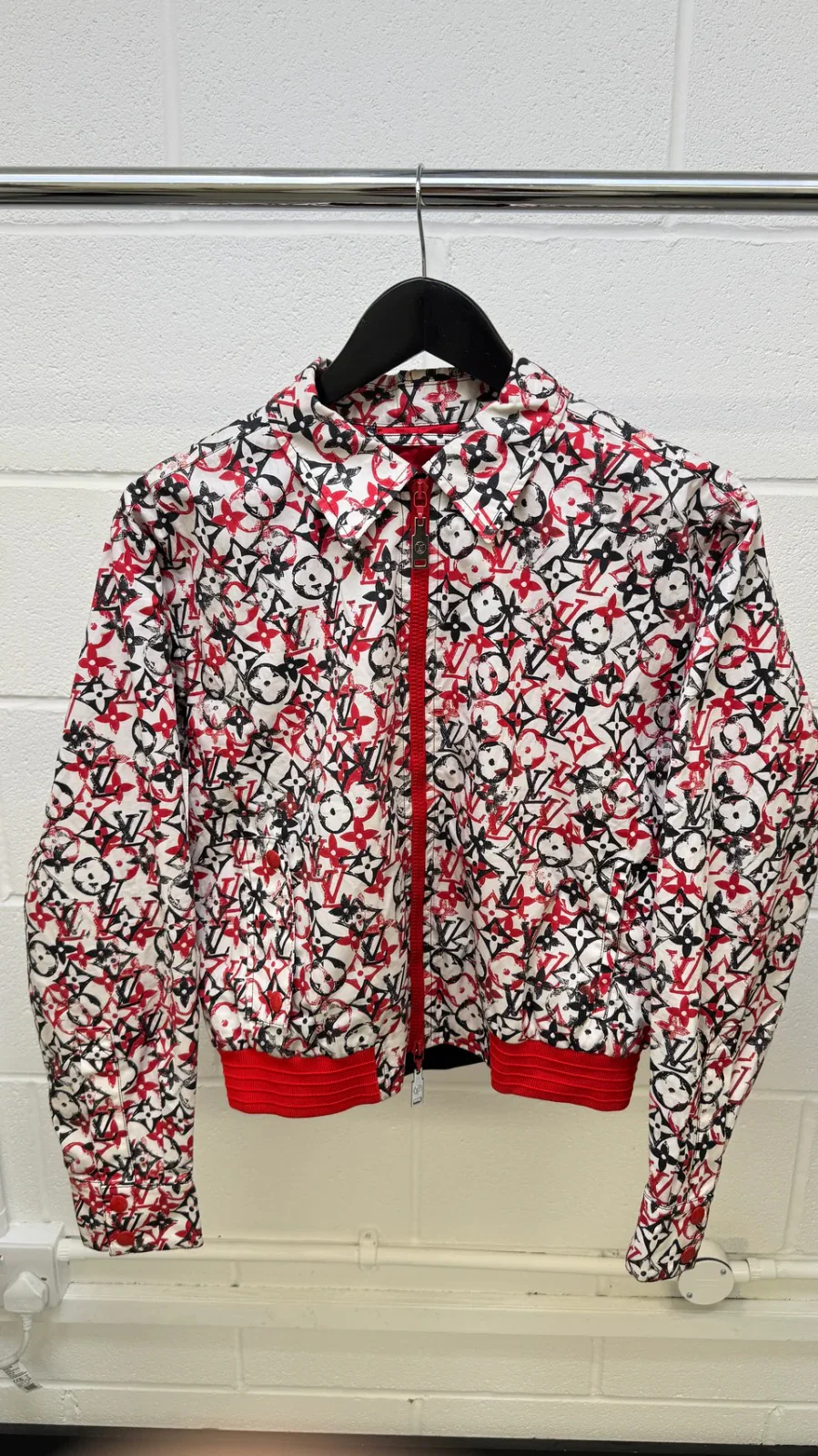 Women's Monogram Bomber Windbreaker Multi-Coloured Size IT 40 / UK 8 - Image 12