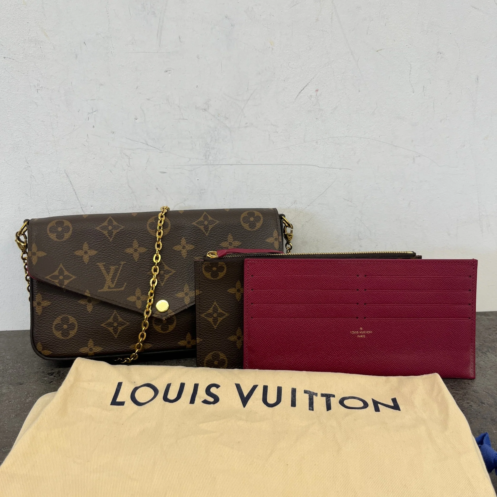 Women's Monogram Félicie Pochette Bag Brown - Image 14