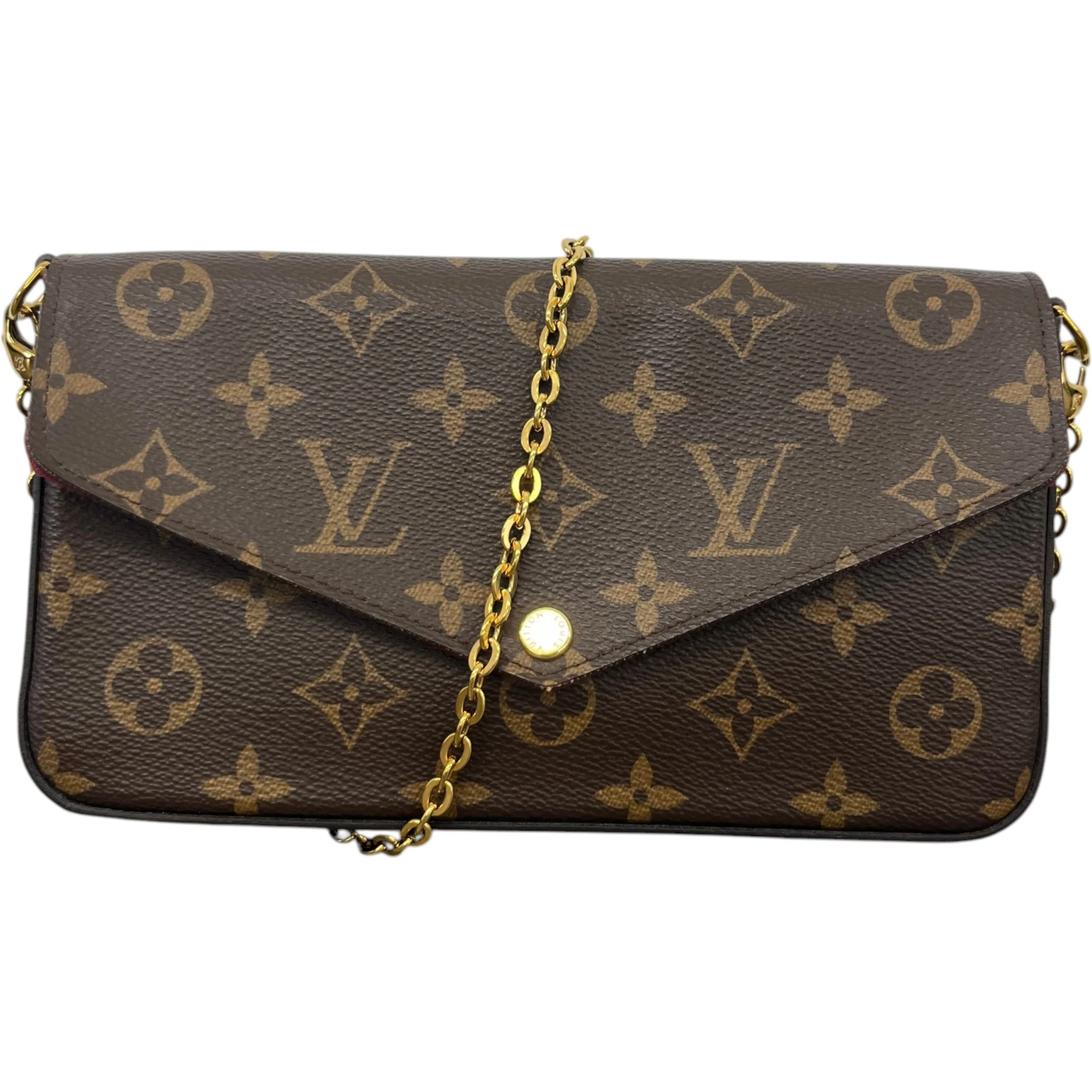 Women's Monogram Félicie Pochette Bag Brown - Image 4