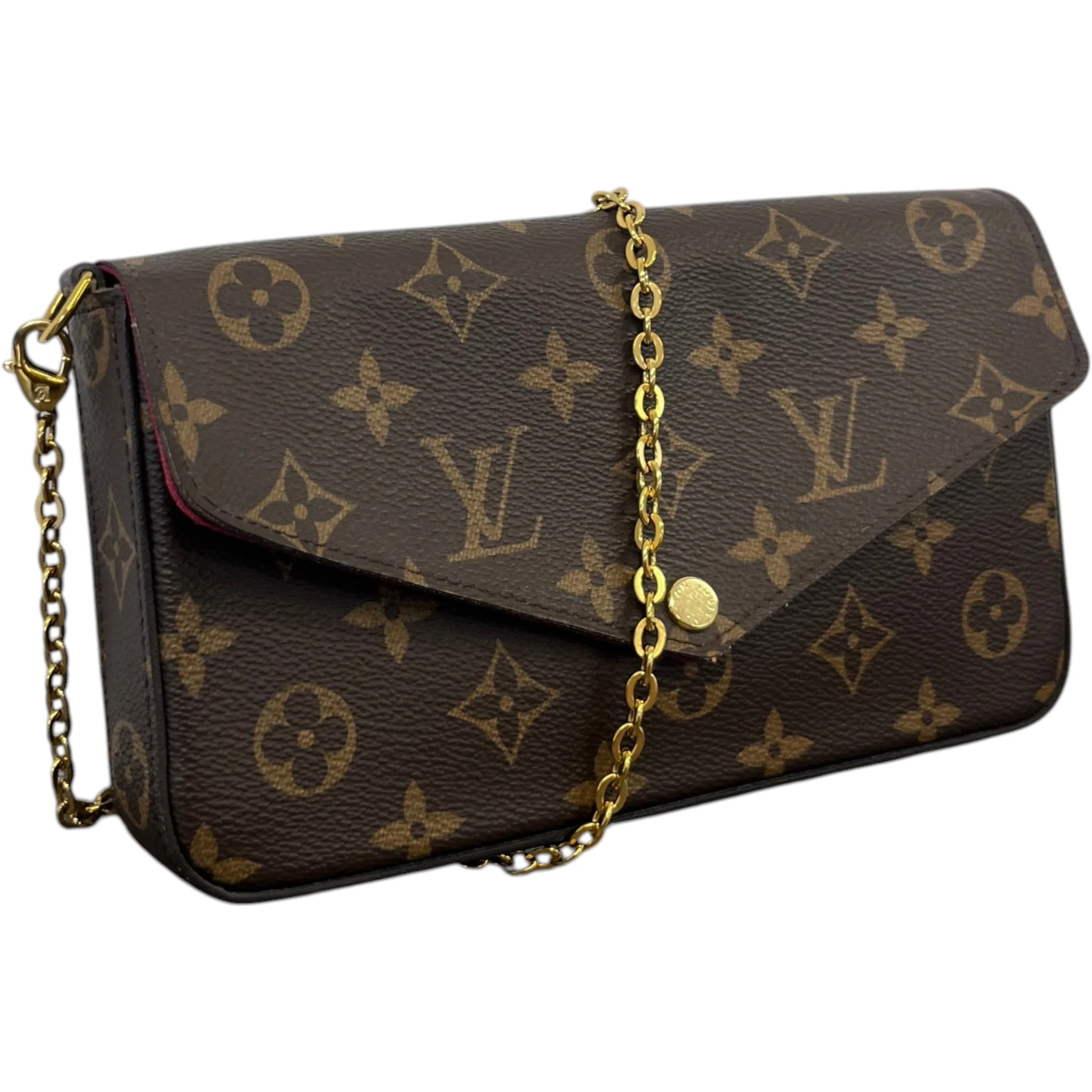 Women's Monogram Félicie Pochette Bag Brown - Image 5
