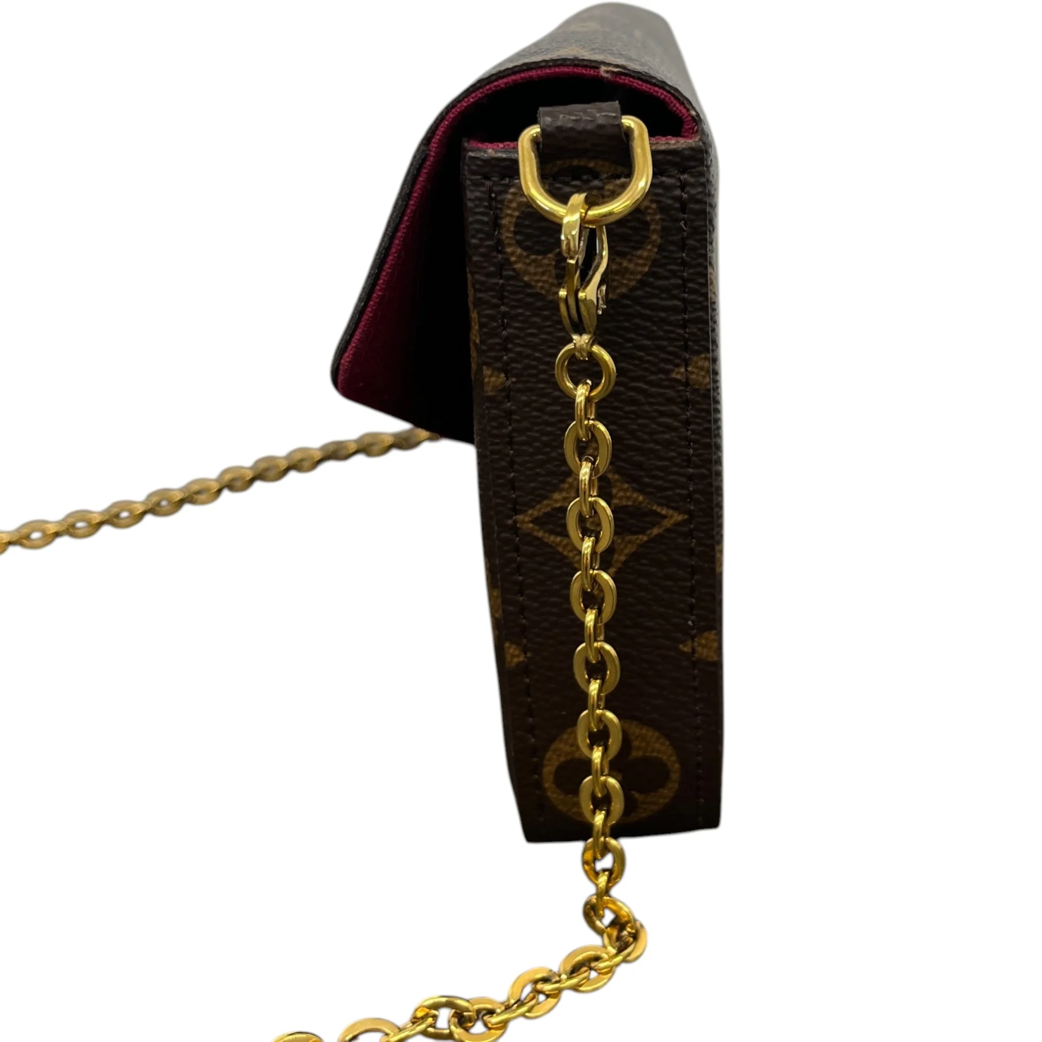 Women's Monogram Félicie Pochette Bag Brown - Image 7