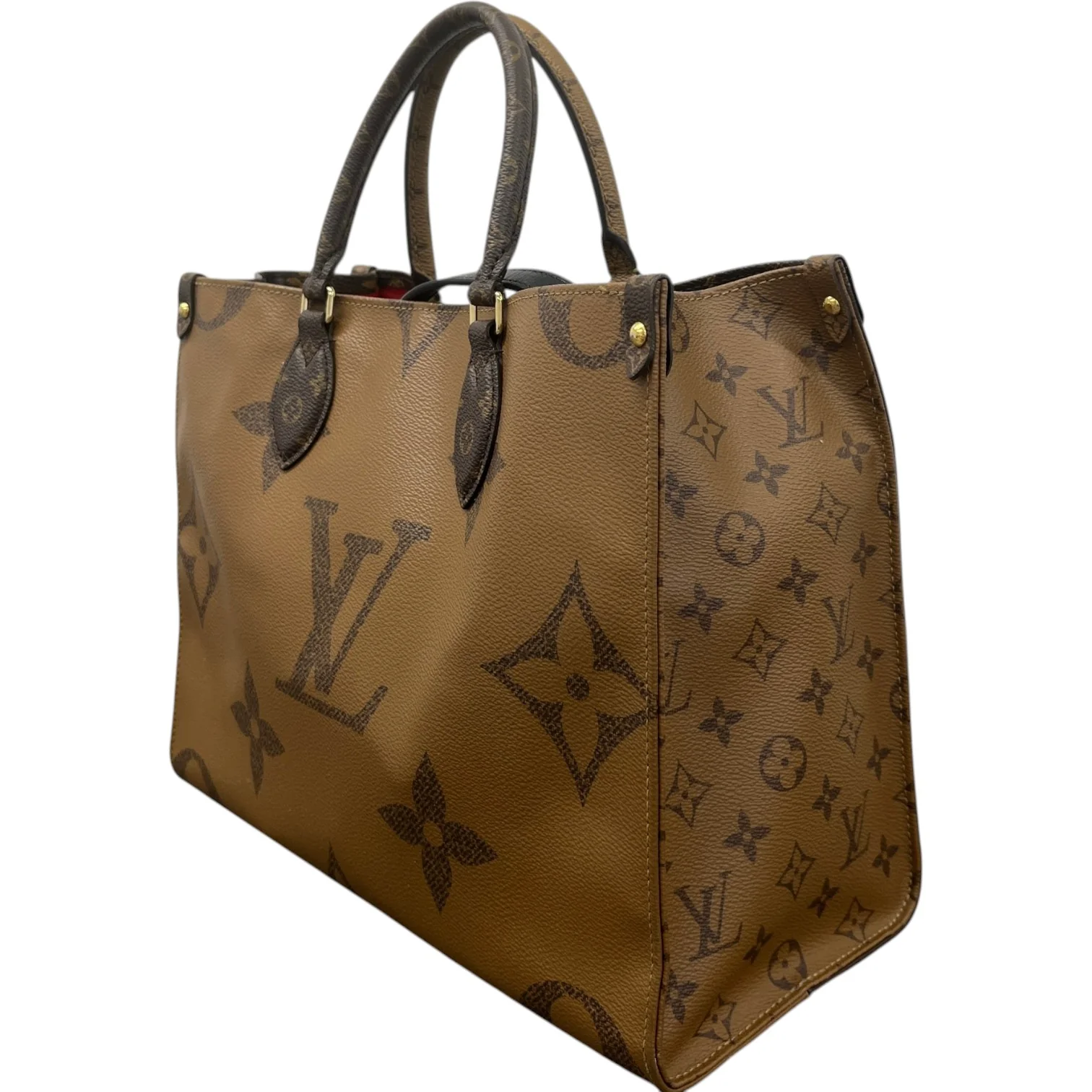 Women's Monogram Onthego Mm Bag Brown - Image 3