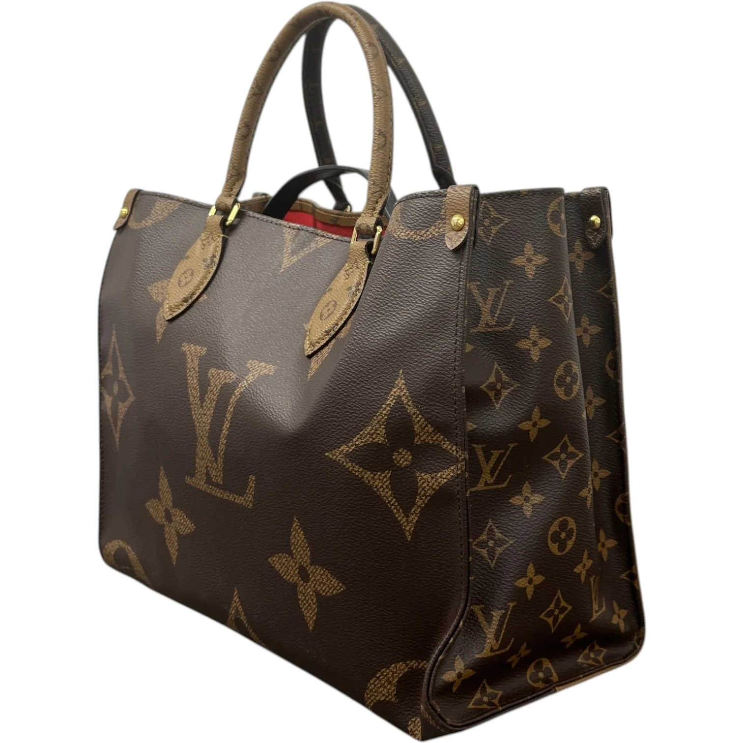 Women's Monogram Onthego Mm Bag Brown - Image 7