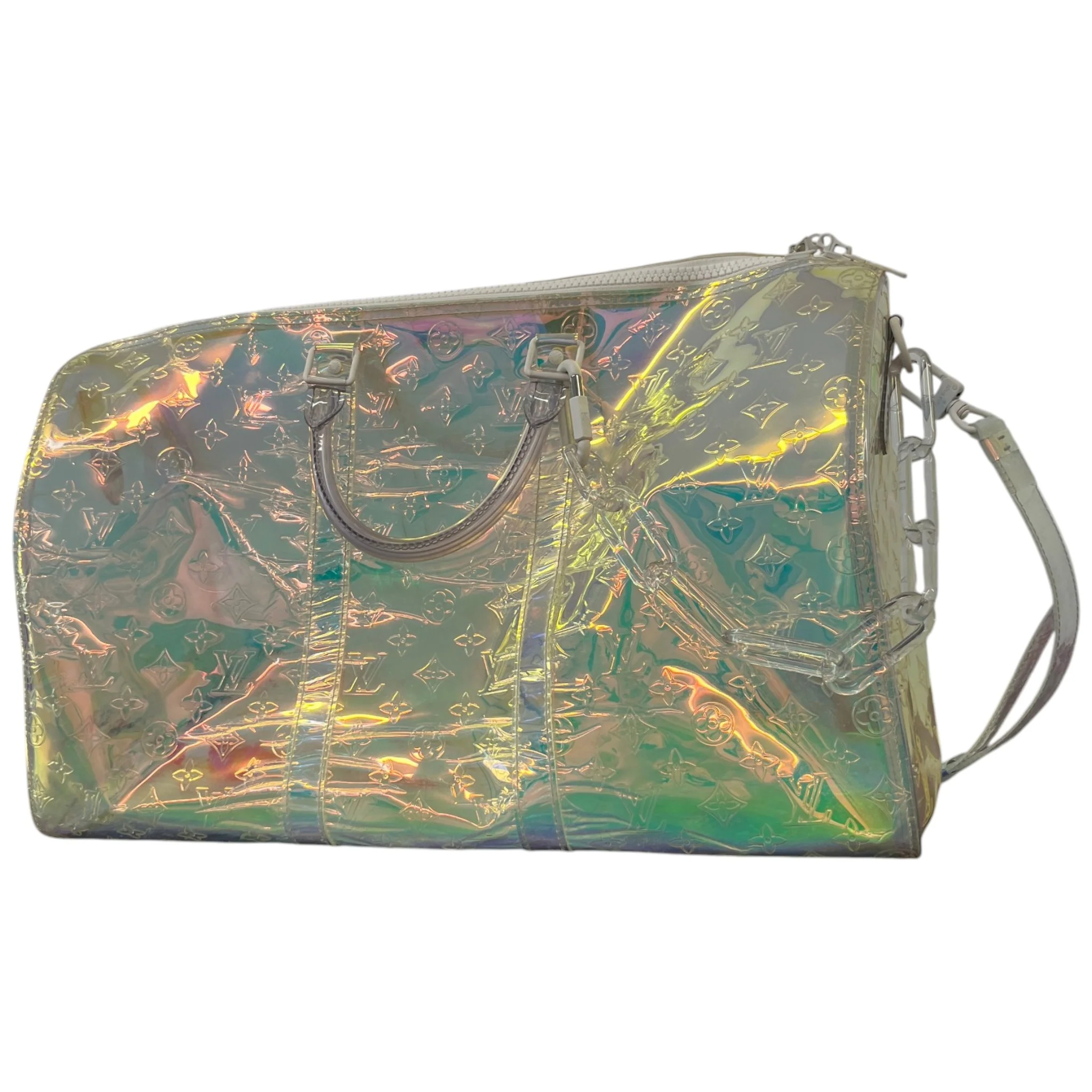 Women's Monogram Prism Keepall Bandoulière 50 Bag Multi-Coloured - Image 12
