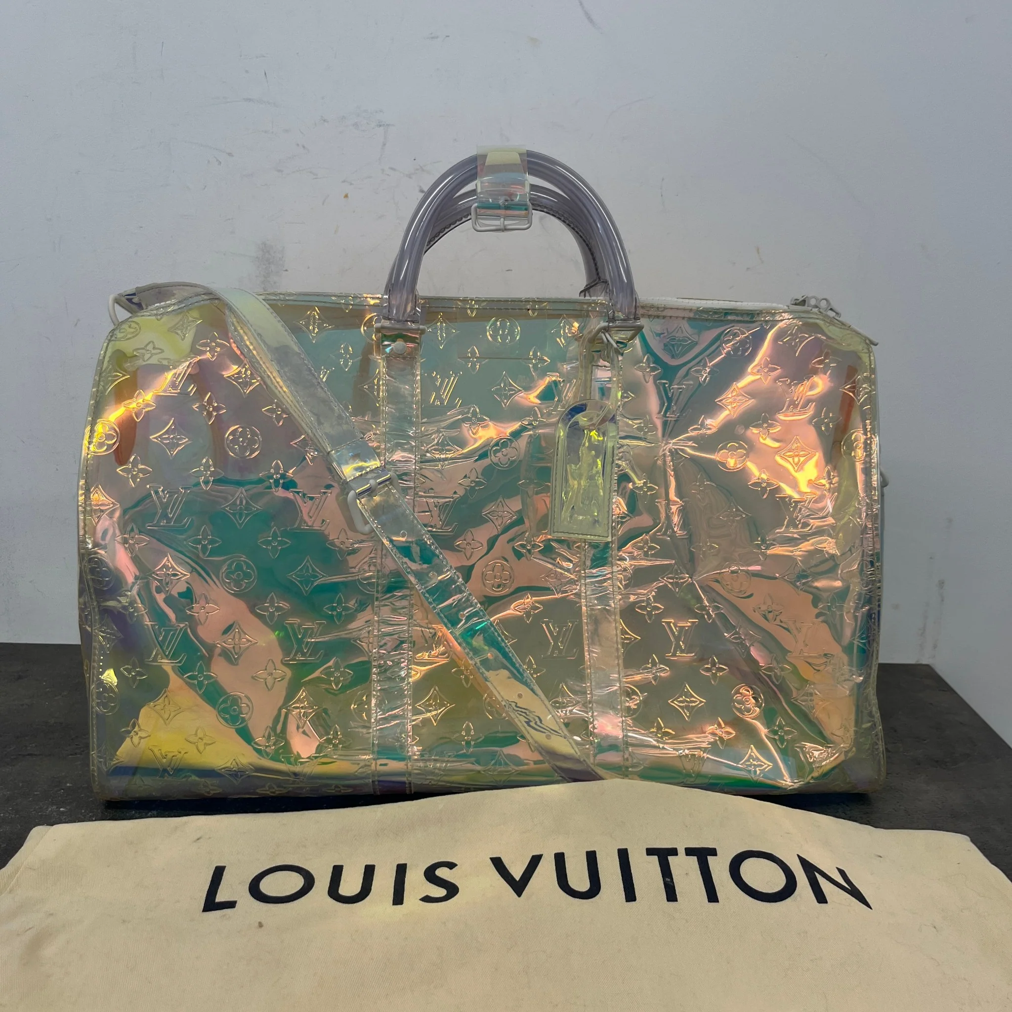 Women's Monogram Prism Keepall Bandoulière 50 Bag Multi-Coloured - Image 22