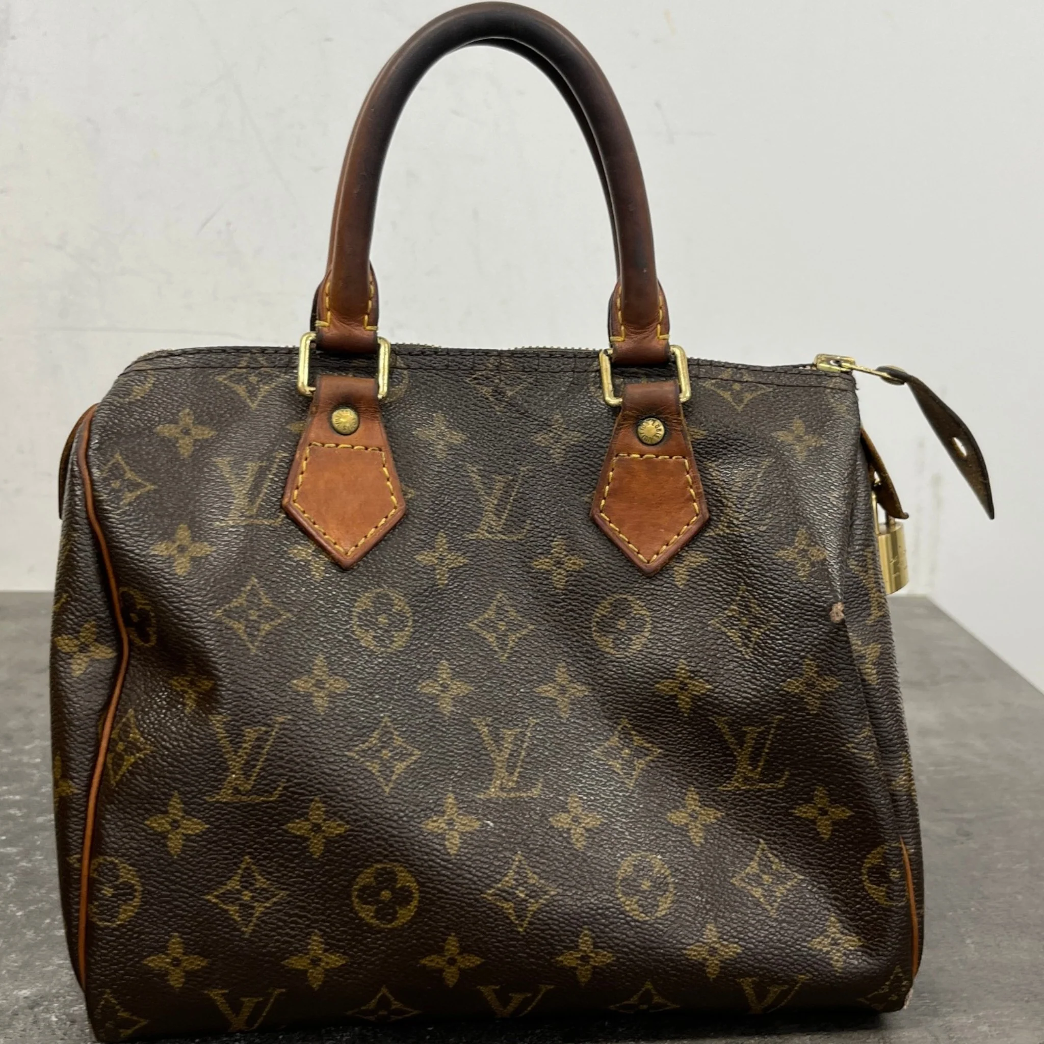 Women's Monogram Speedy 25 Handbag Brown - Image 12