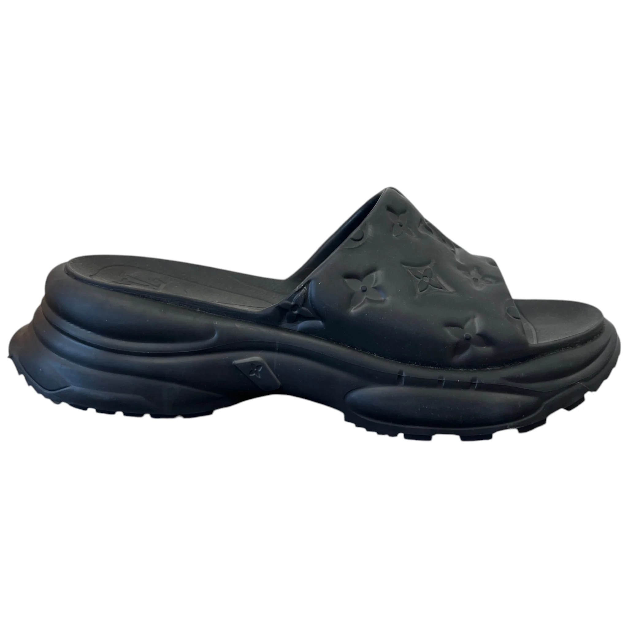 Women's Monogram Waterfront Slides Black Size EU 40 / UK 7