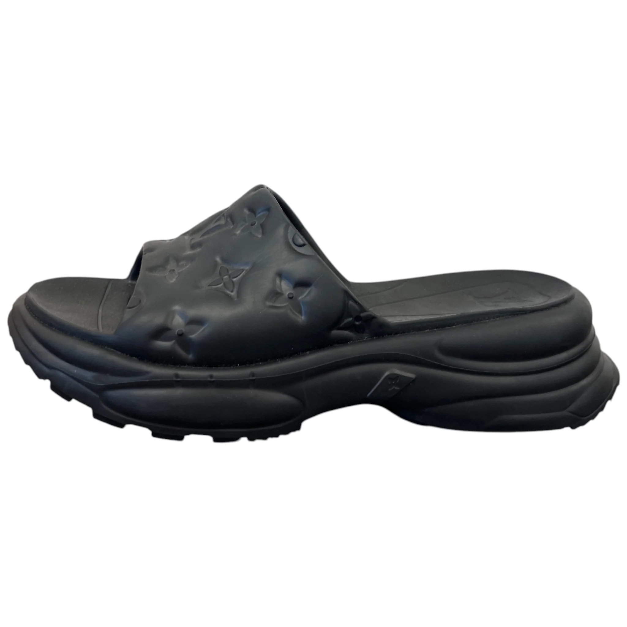 Women's Monogram Waterfront Slides Black Size EU 40 / UK 7 - Image 5