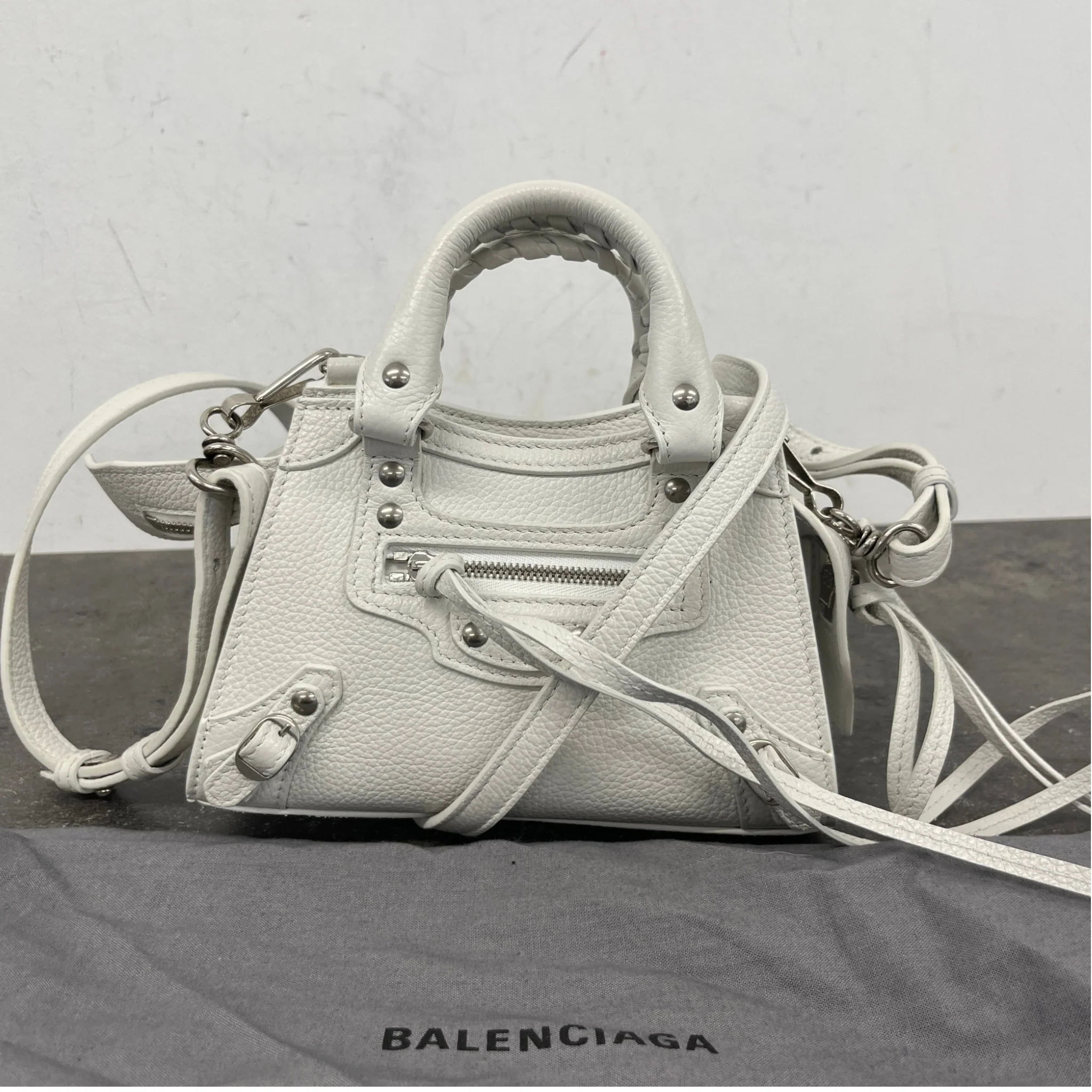 Women's Neo Classic Mini Bag White - Image 9