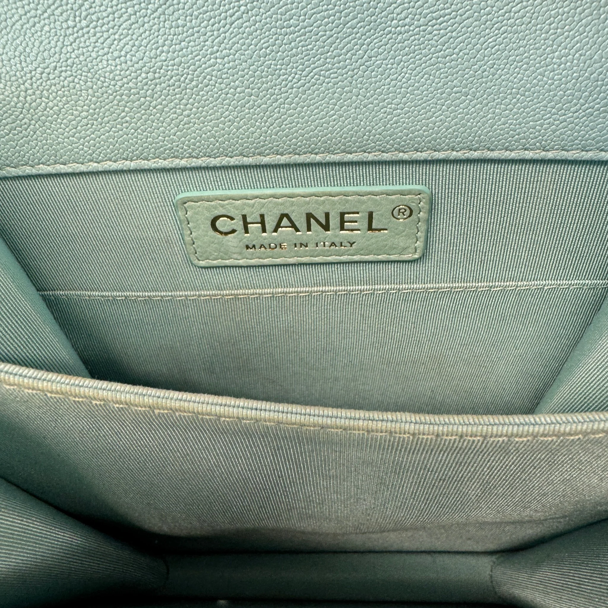 Women's North/South Boy Handbag Blue - Image 9