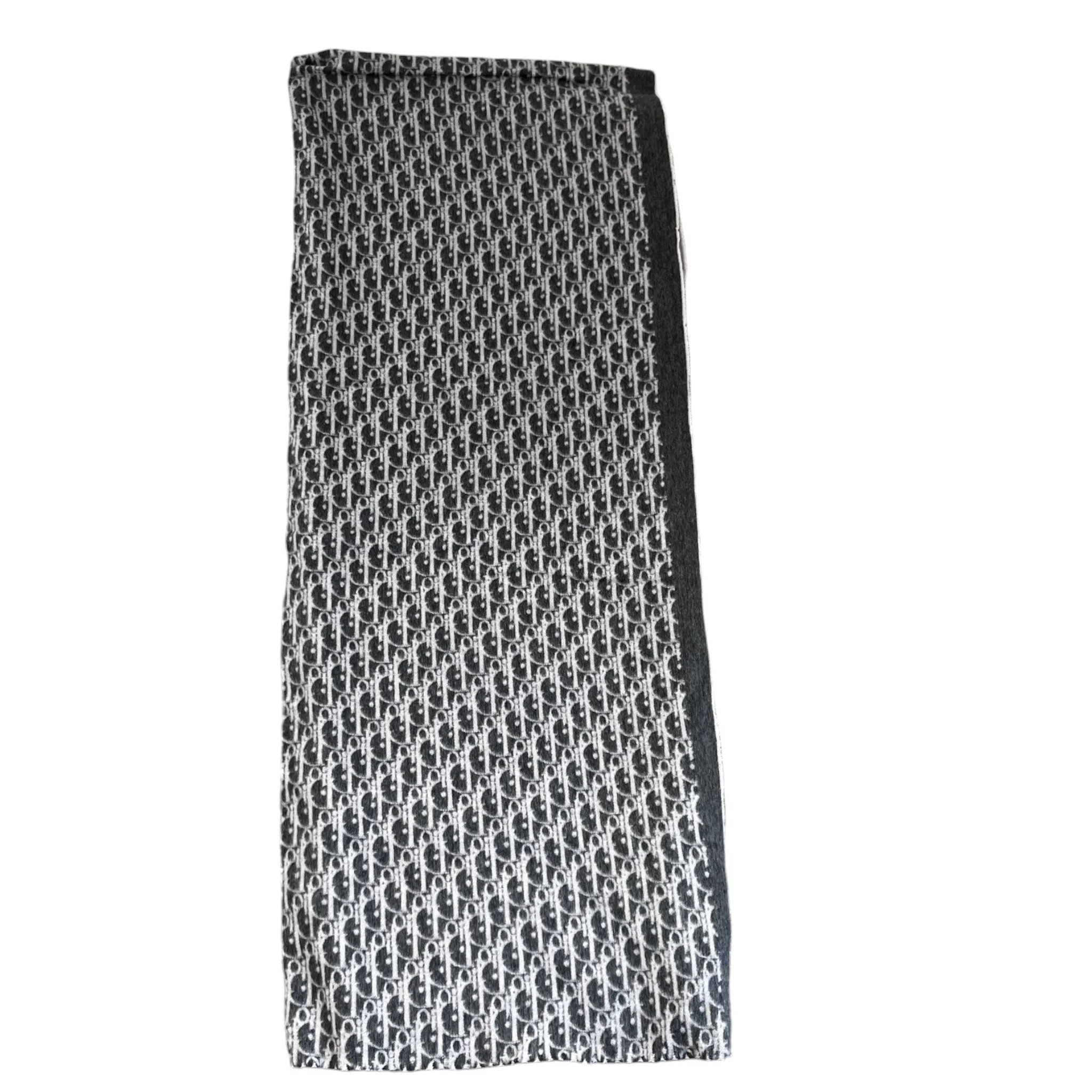 Women's Oblique Scarf Grey - Image 3