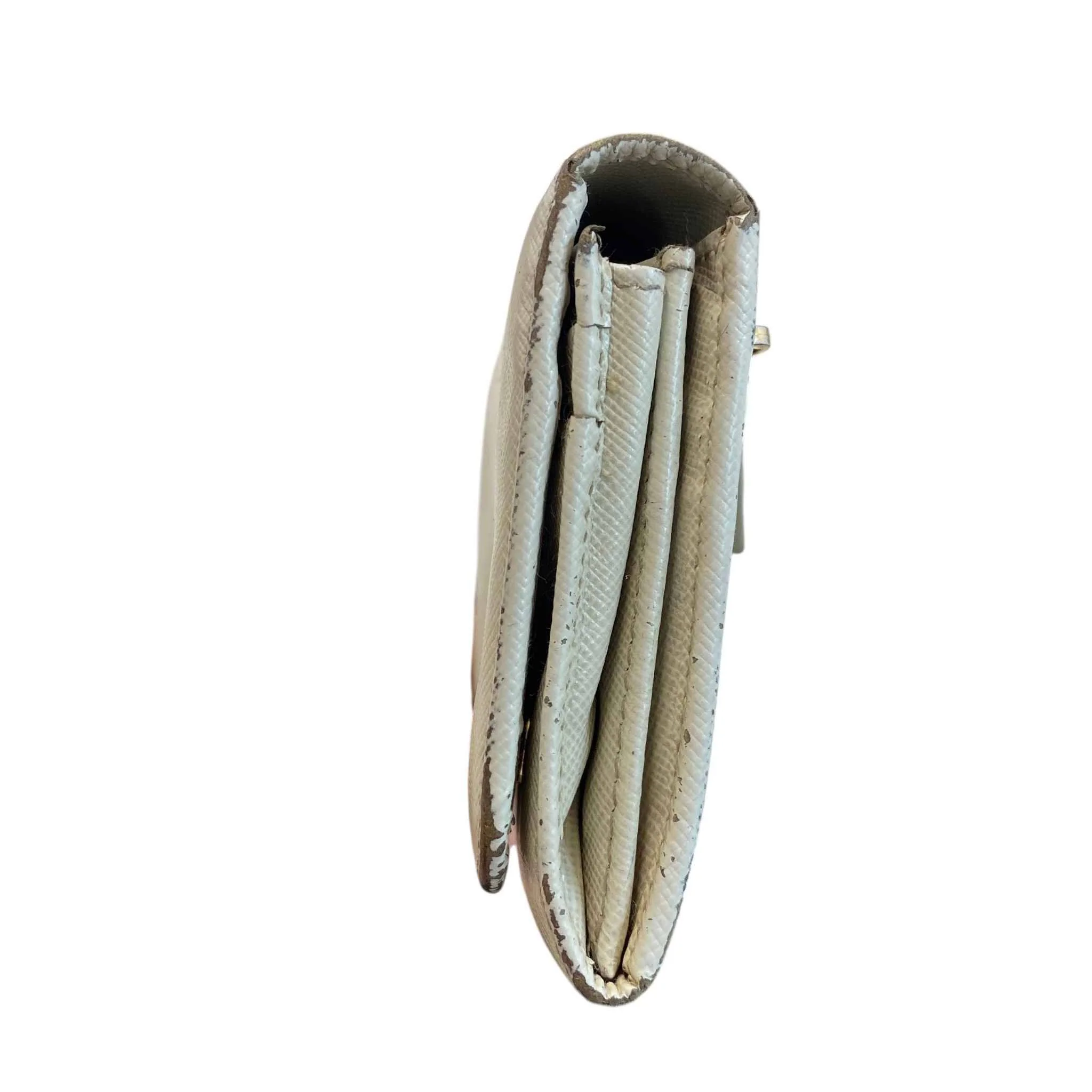 Women's Saffiano Wallet Beige - Image 11