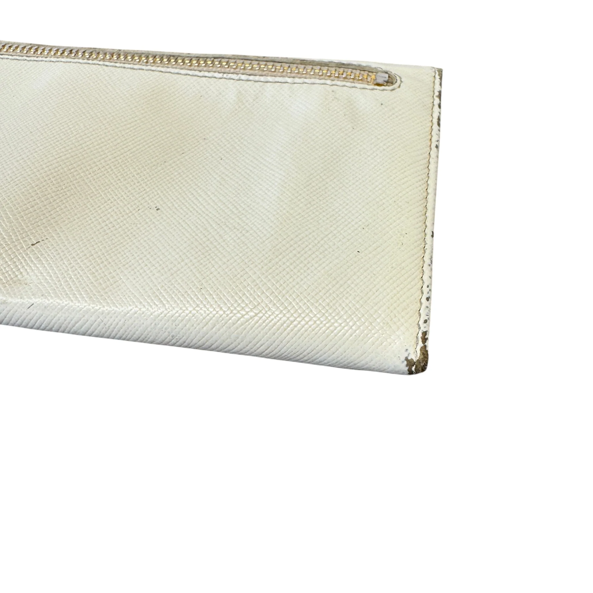 Women's Saffiano Wallet Beige - Image 3