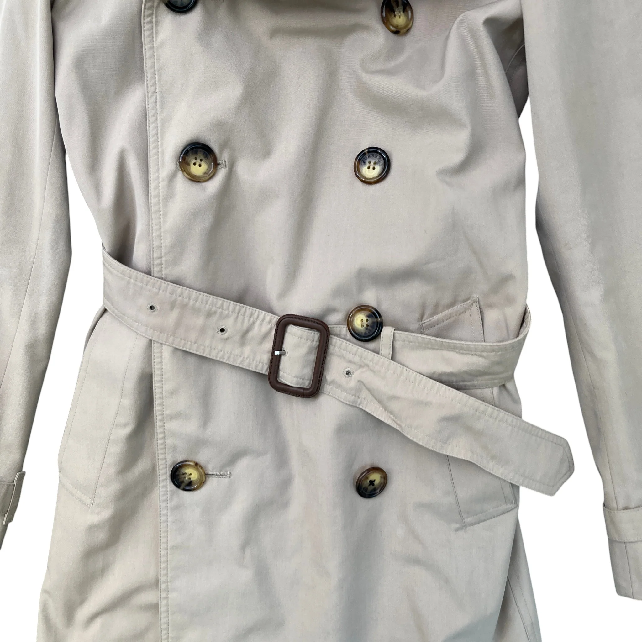 Women's Trench Coat Jacket Beige Size IT 38 / UK 6 - Image 5