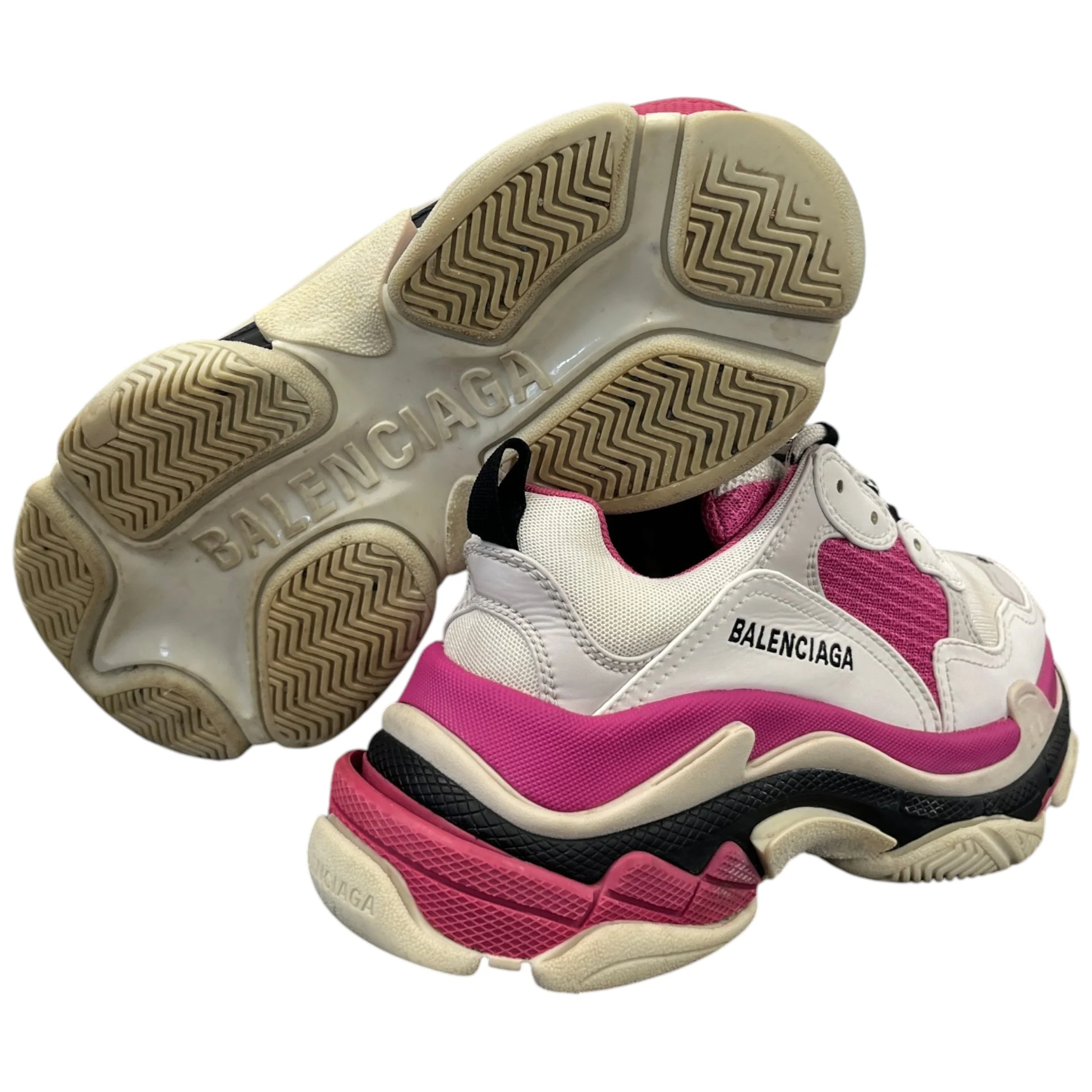 Women's Triple S Low Trainers Pink Size EU 38 / UK 5 - Image 10