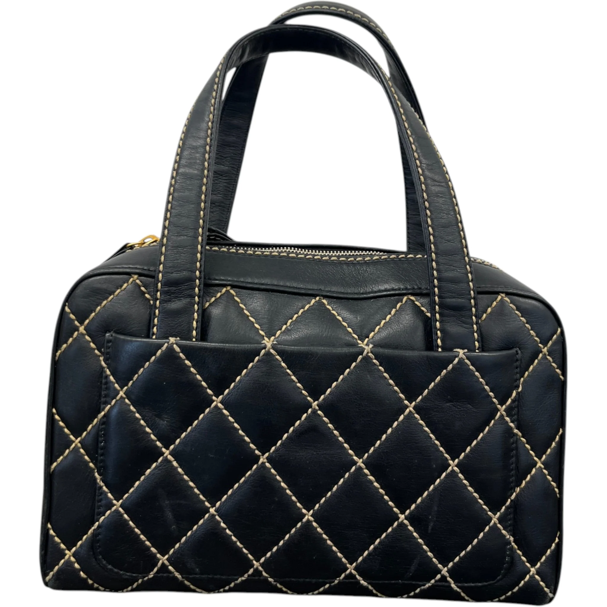 Women's Wild Stitch Bowler Bag Black - Image 3