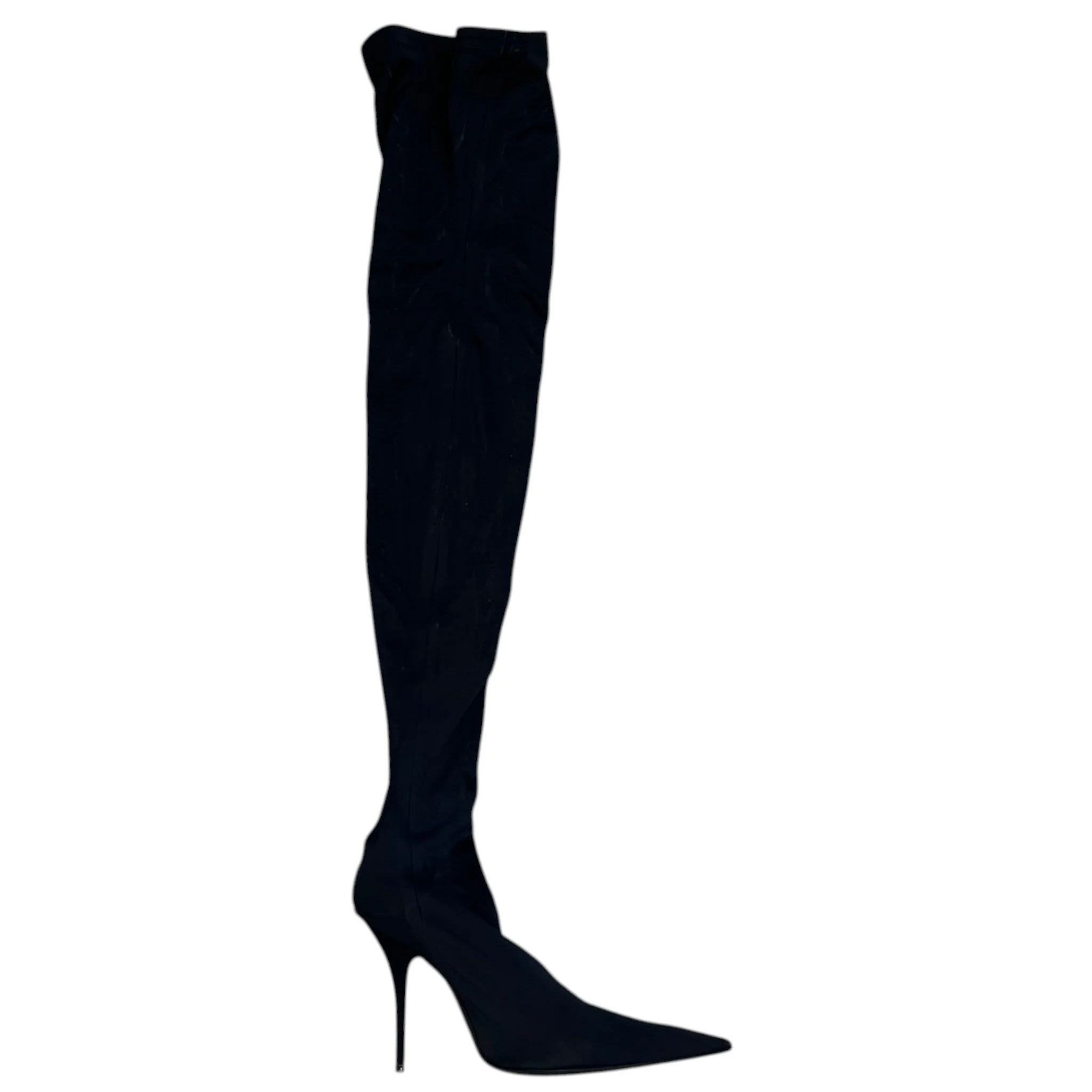 Women's X Adidas Black Knee High Heels Black Size EU 41 / UK 8 - Image 4