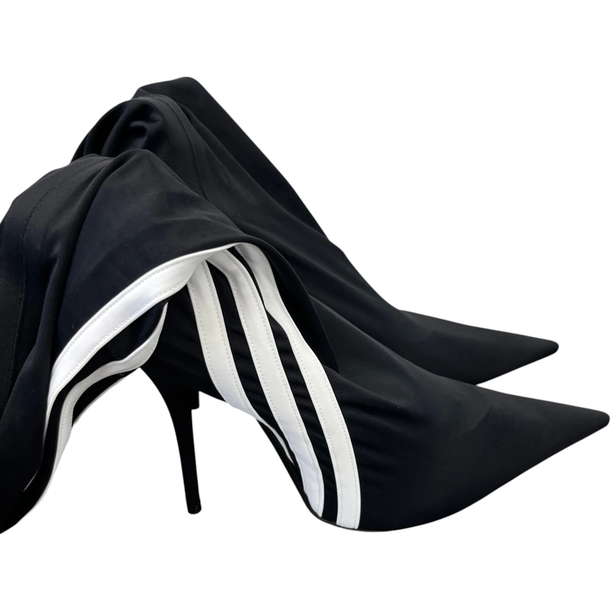 Women's X Adidas Black Knee High Heels Black Size EU 41 / UK 8 - Image 8